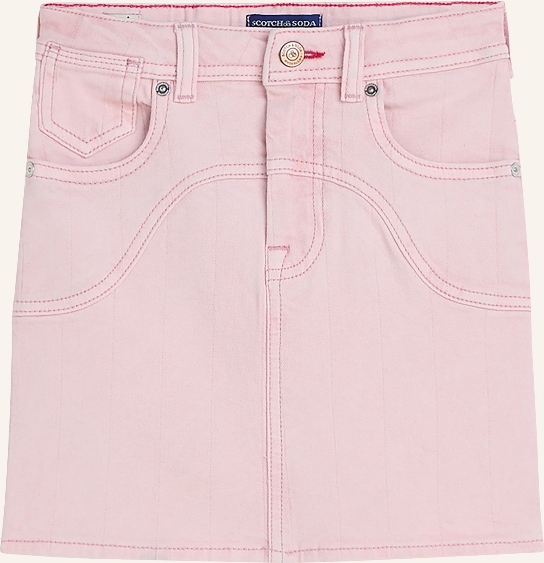 Scotch & Soda Jeansrock pink