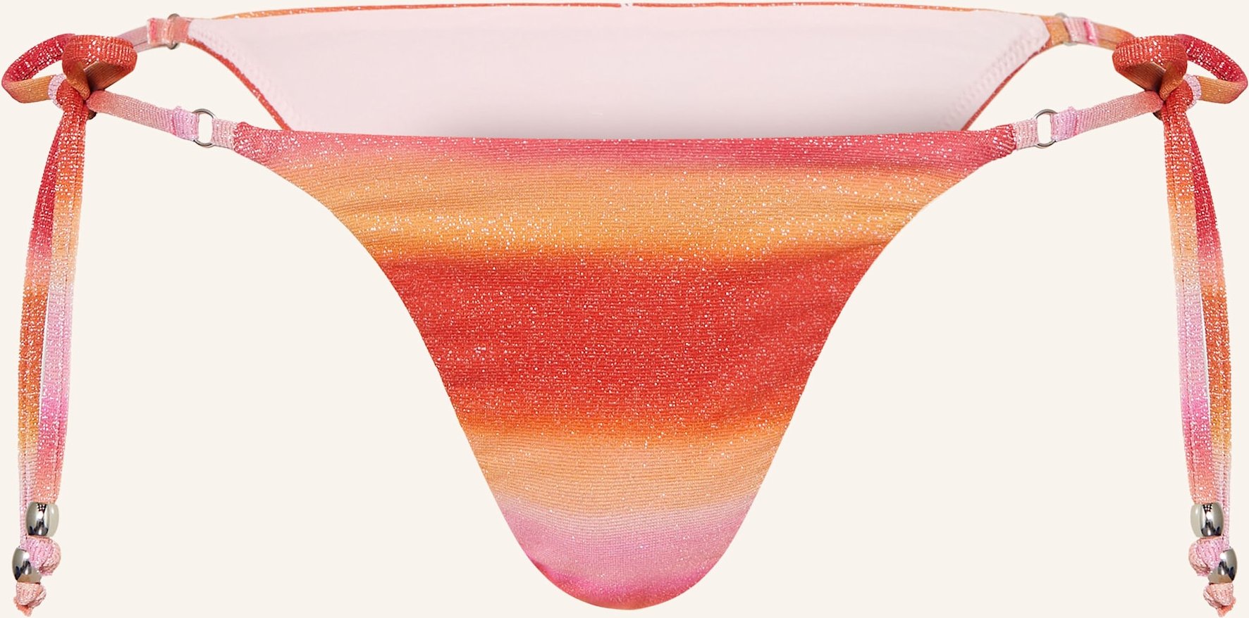 Seafolly Triangel-Bikini-Hose Spectrum Mit Glitzergarn pink