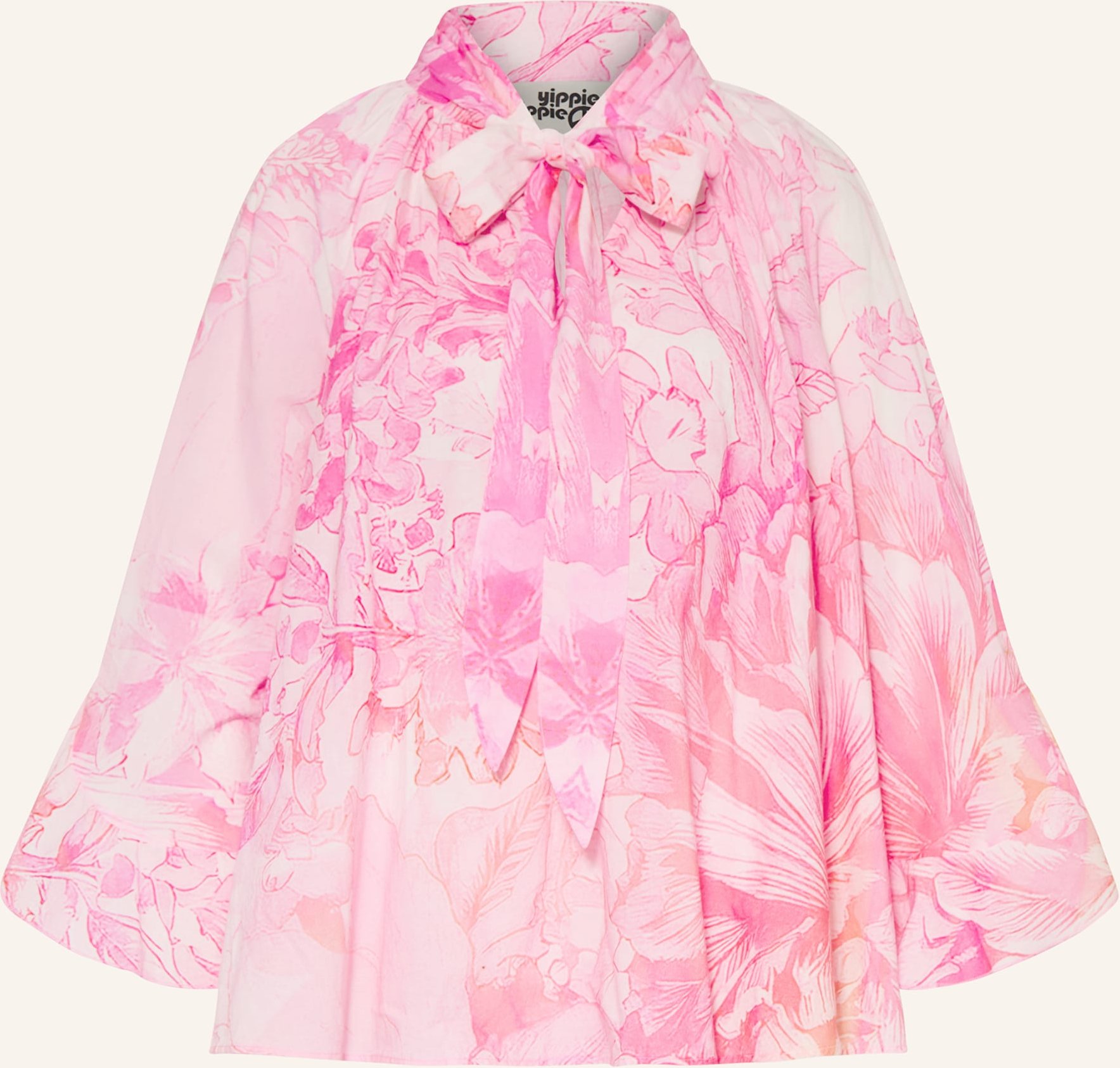 Yippie Hippie Schluppenbluse rosa