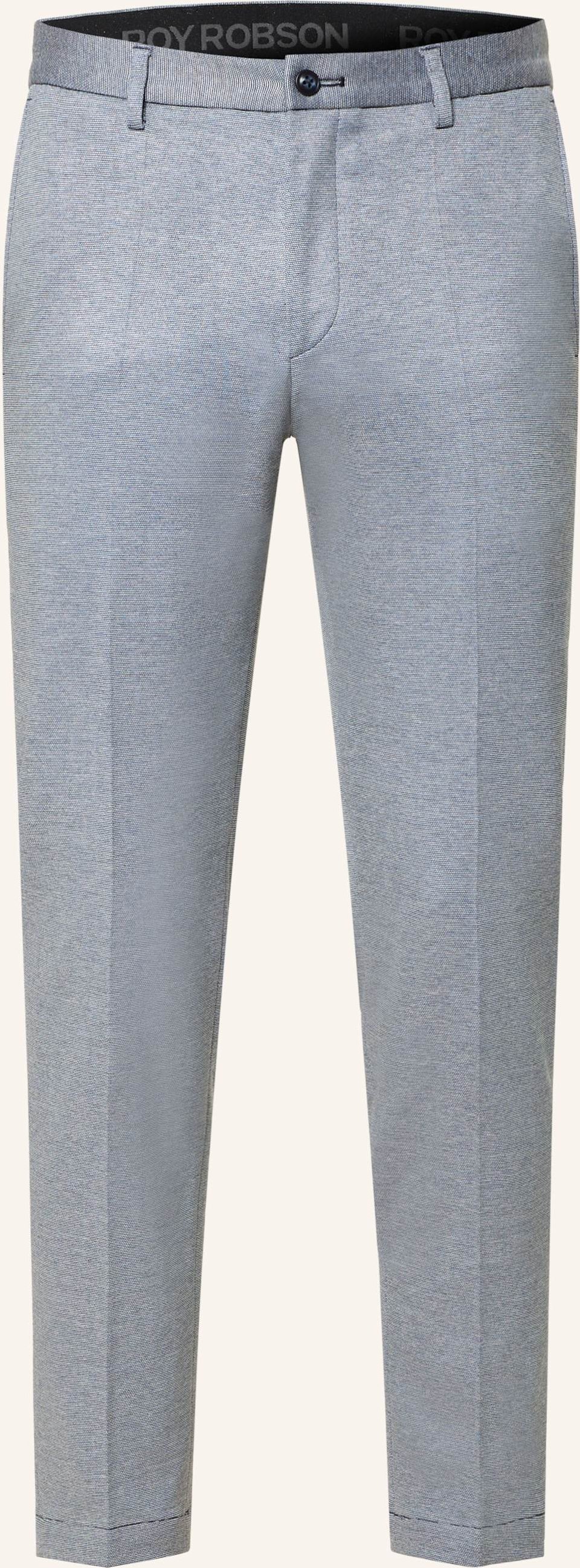 Roy Robson Anzughose Slim Fit blau
