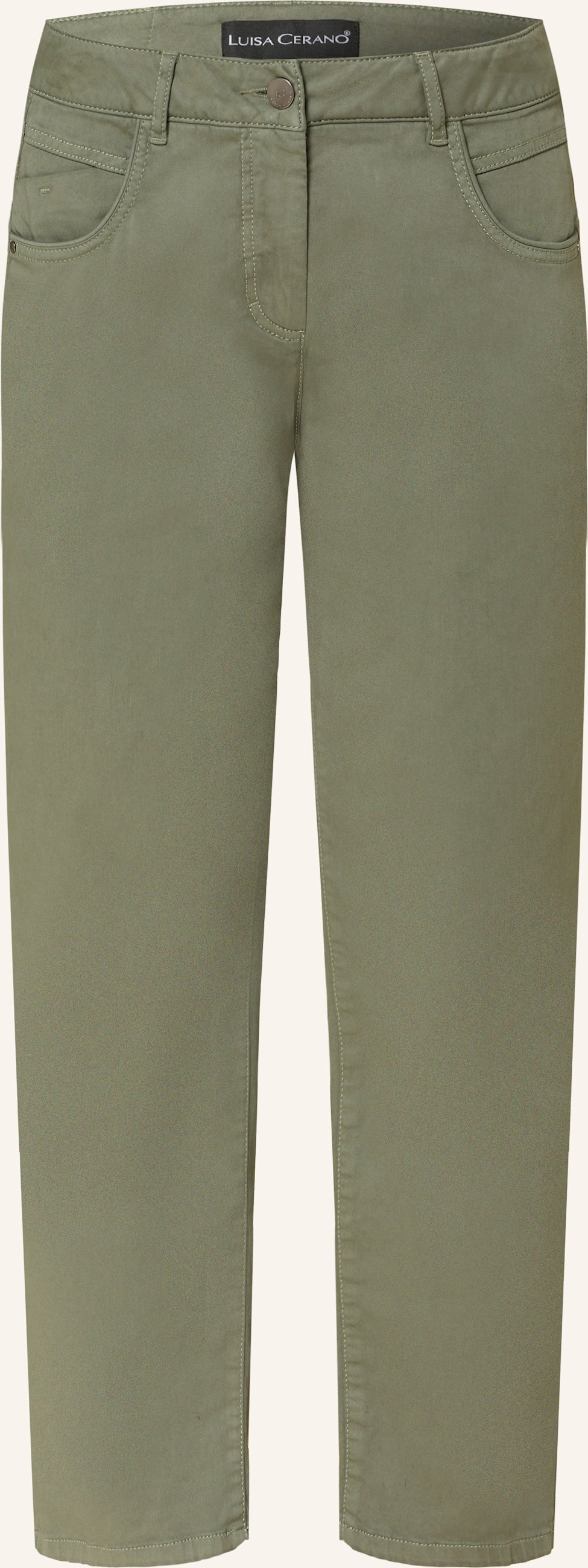 Luisa Cerano Hose In Jeansoptik gruen