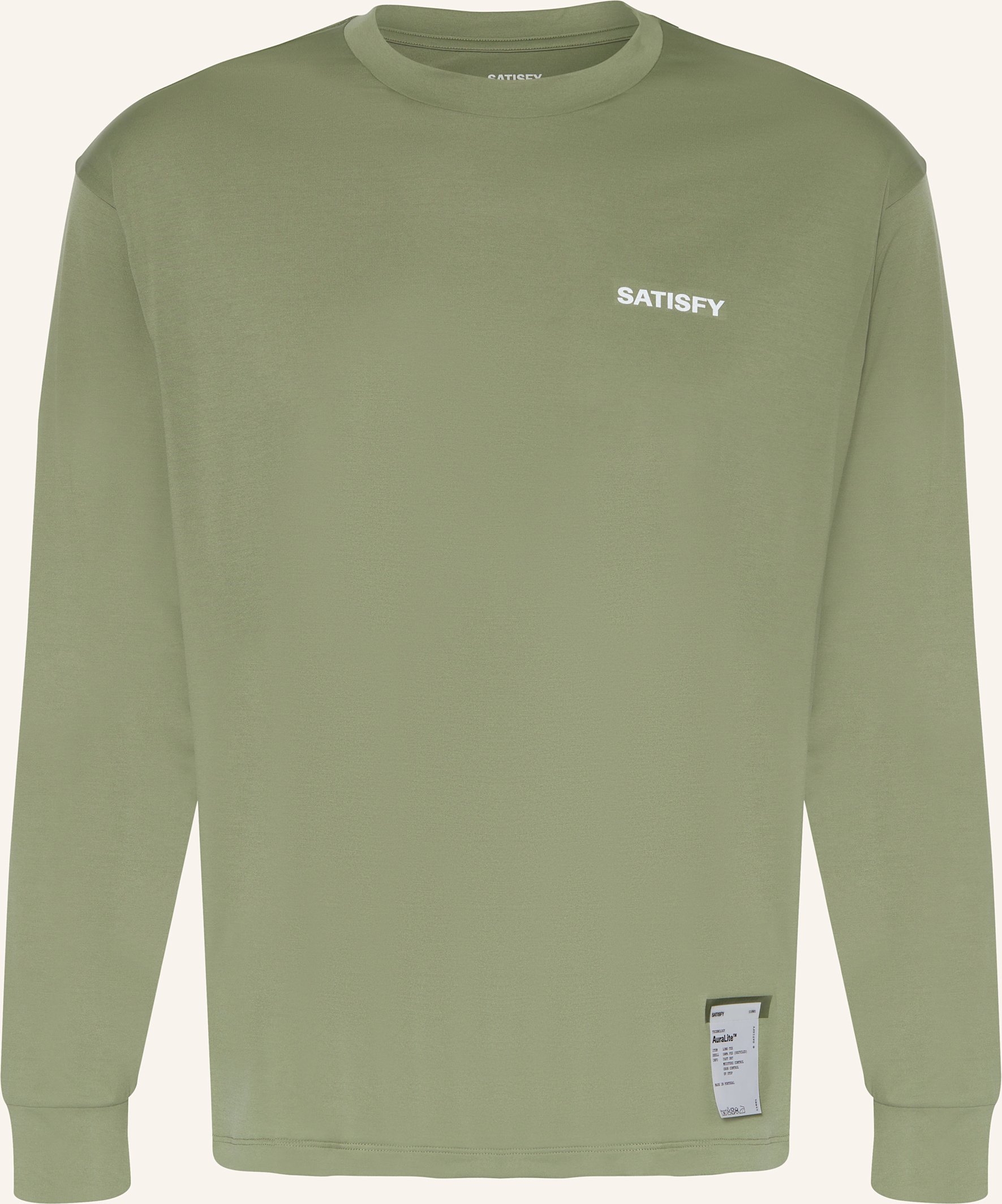 Satisfy Laufshirt Aura Lite gruen