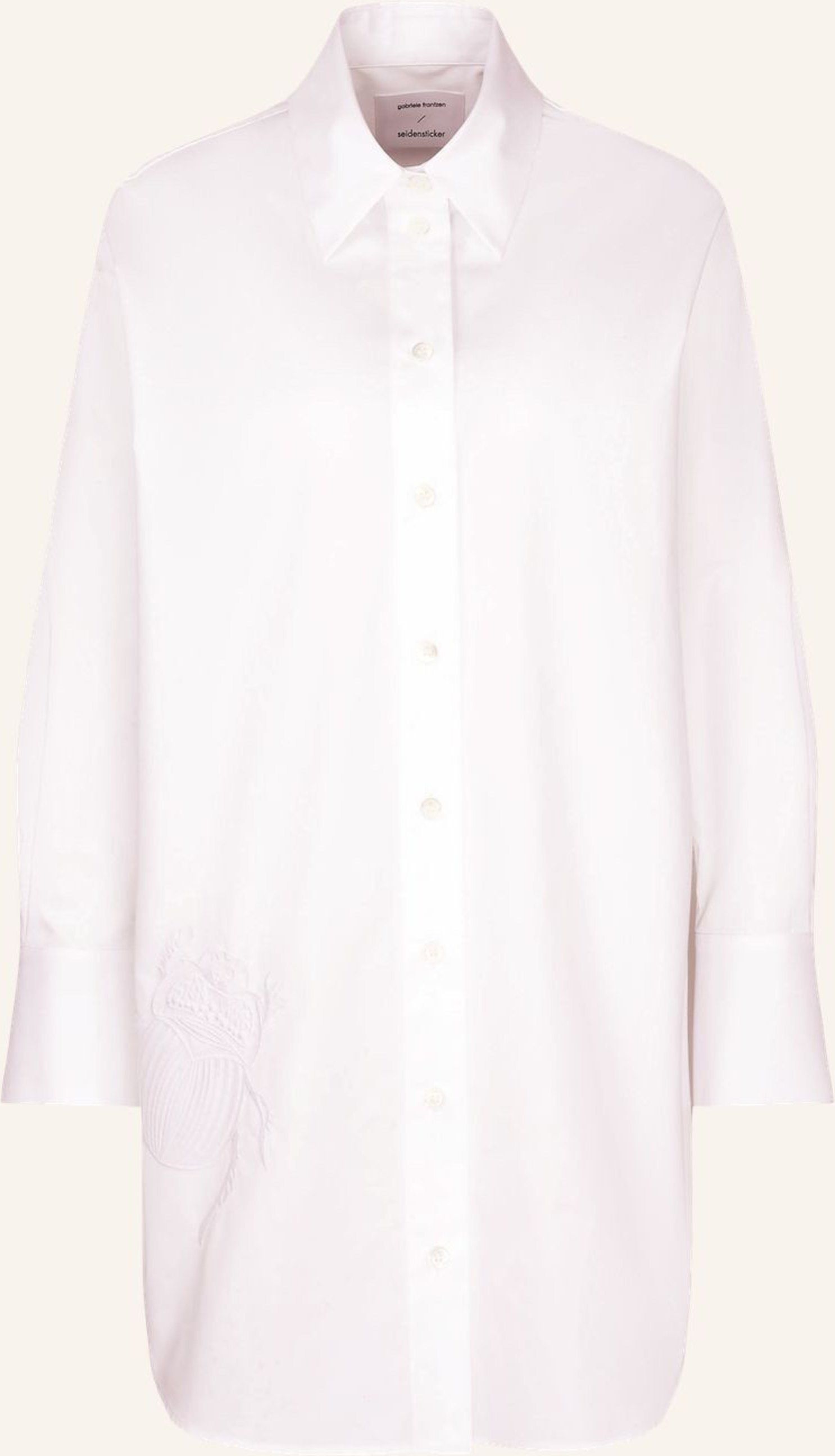 Seidensticker Hemdbluse, Longbluse weiss