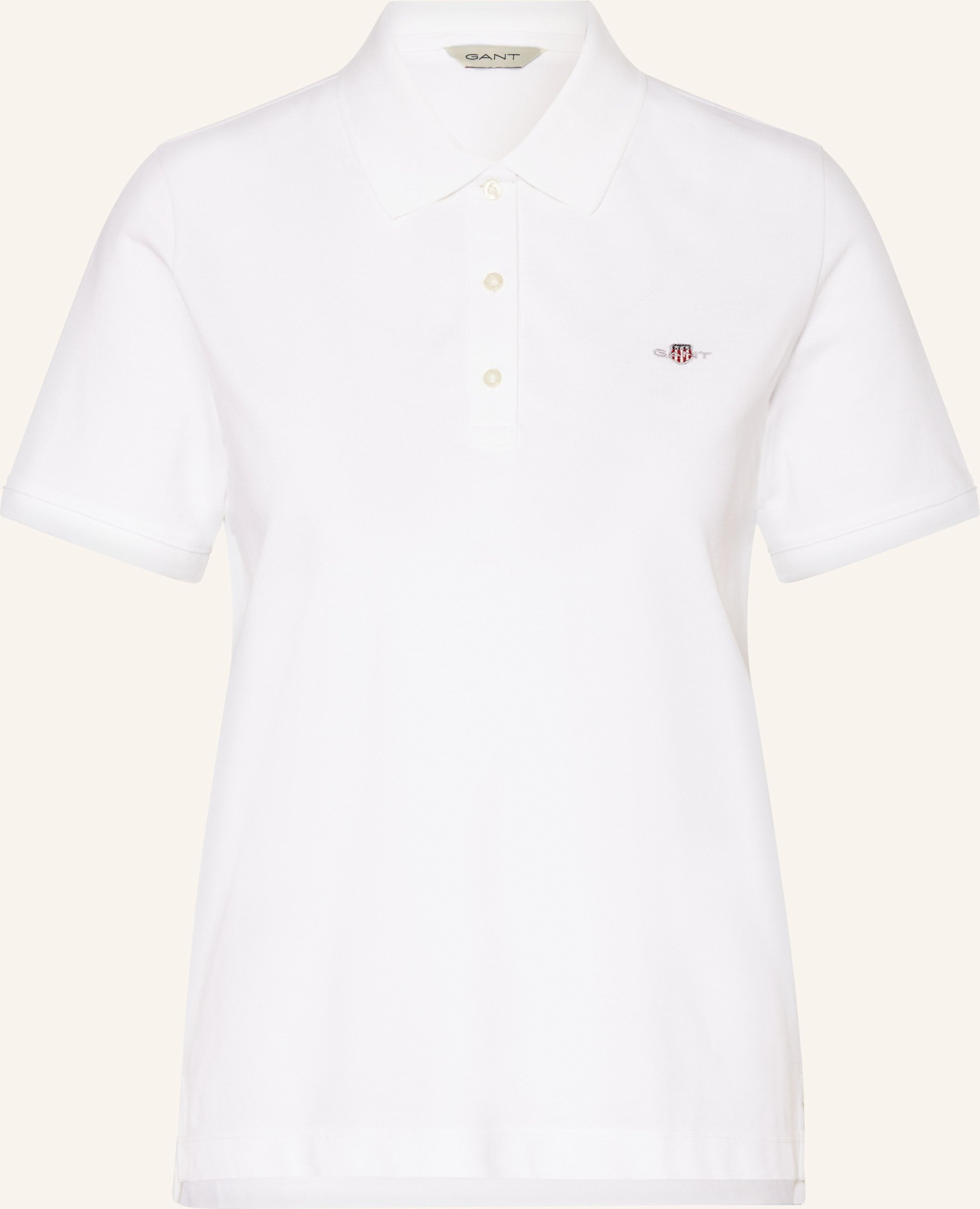 Gant Piqué-Poloshirt weiss
