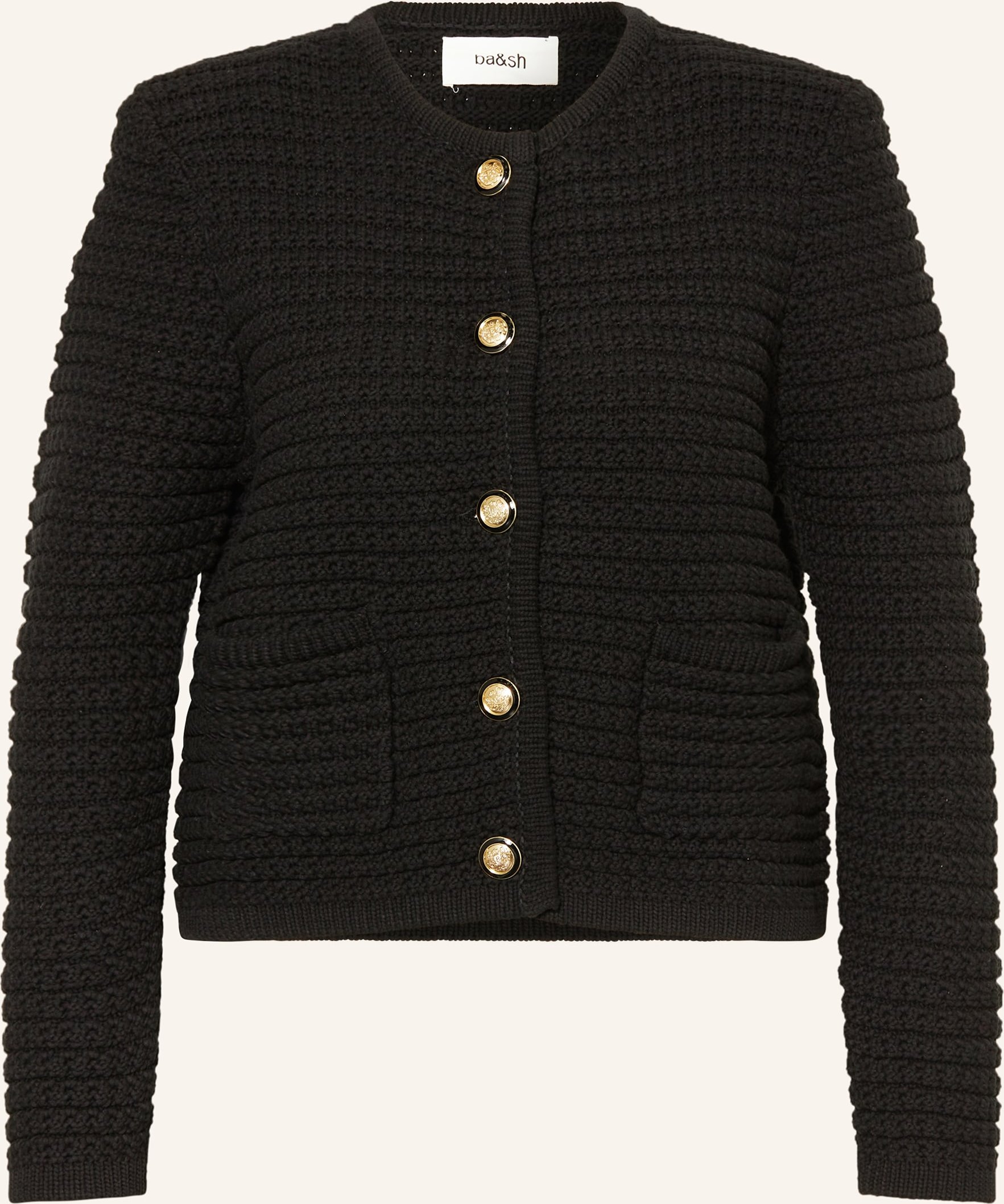 Ba&Sh Strickjacke Gaspard schwarz