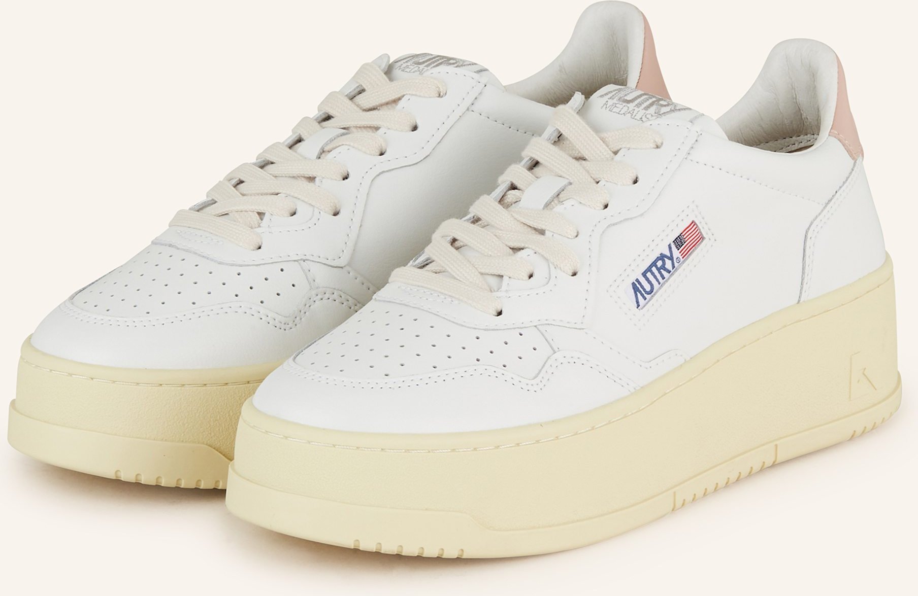 Autry Sneaker Platform Low Ll weiss