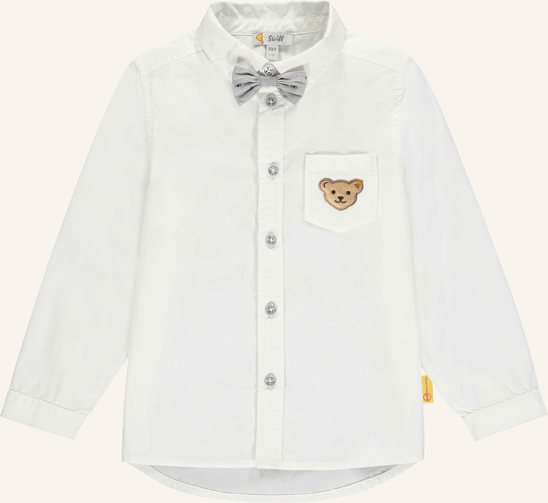 Steiff Langarm Hemd Special Day weiss