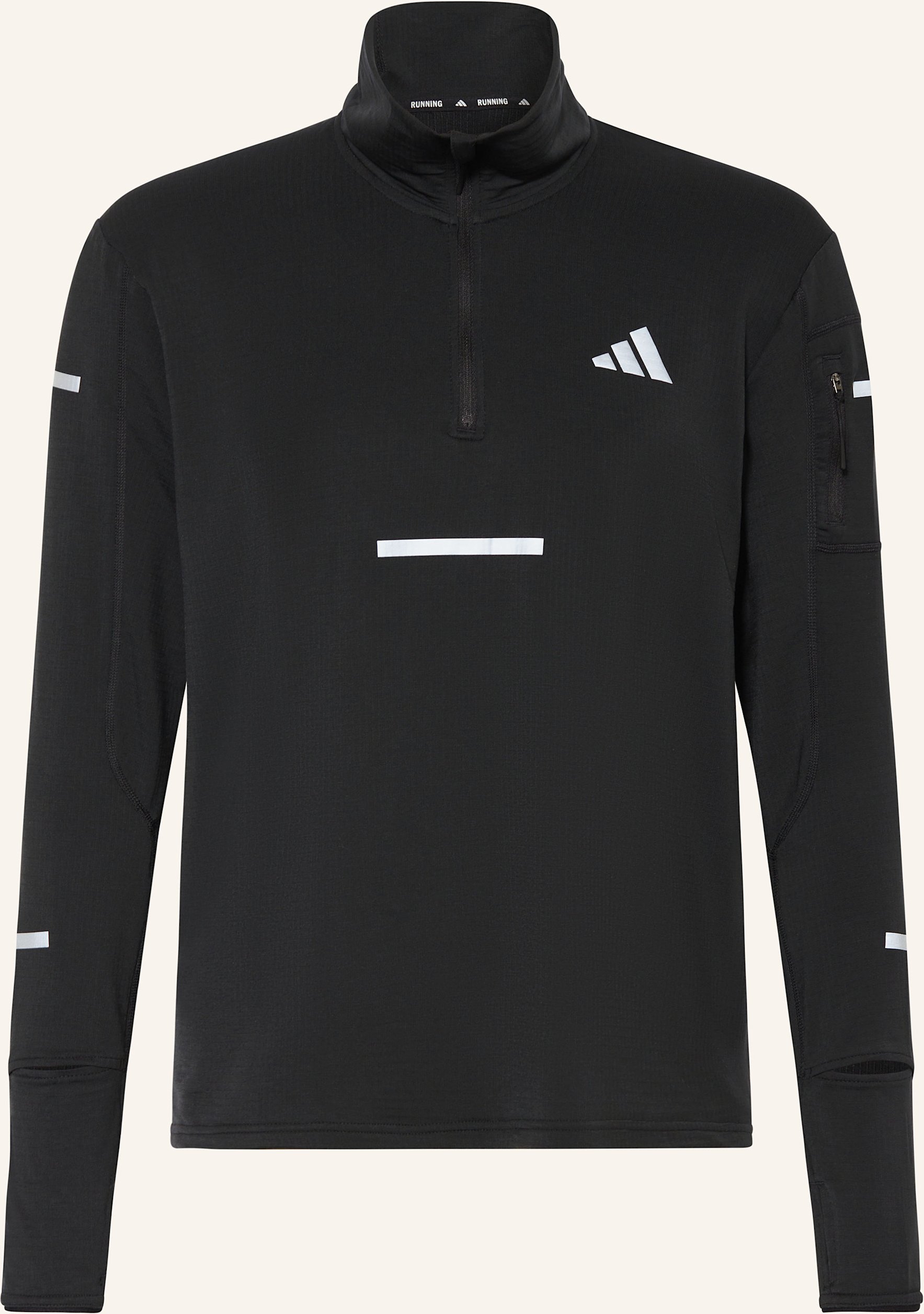 Adidas Laufshirt adi365 Running Climawarm+ schwarz