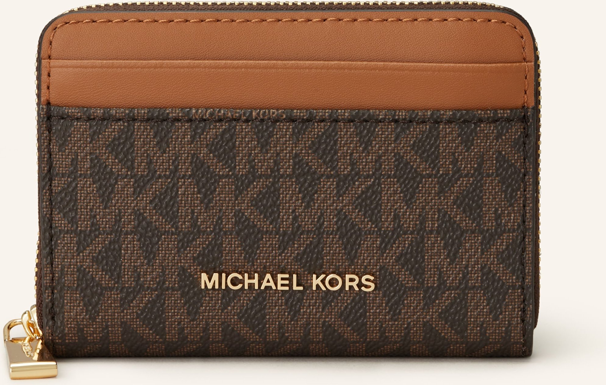 Michael Kors Geldbörse Jet Set braun
