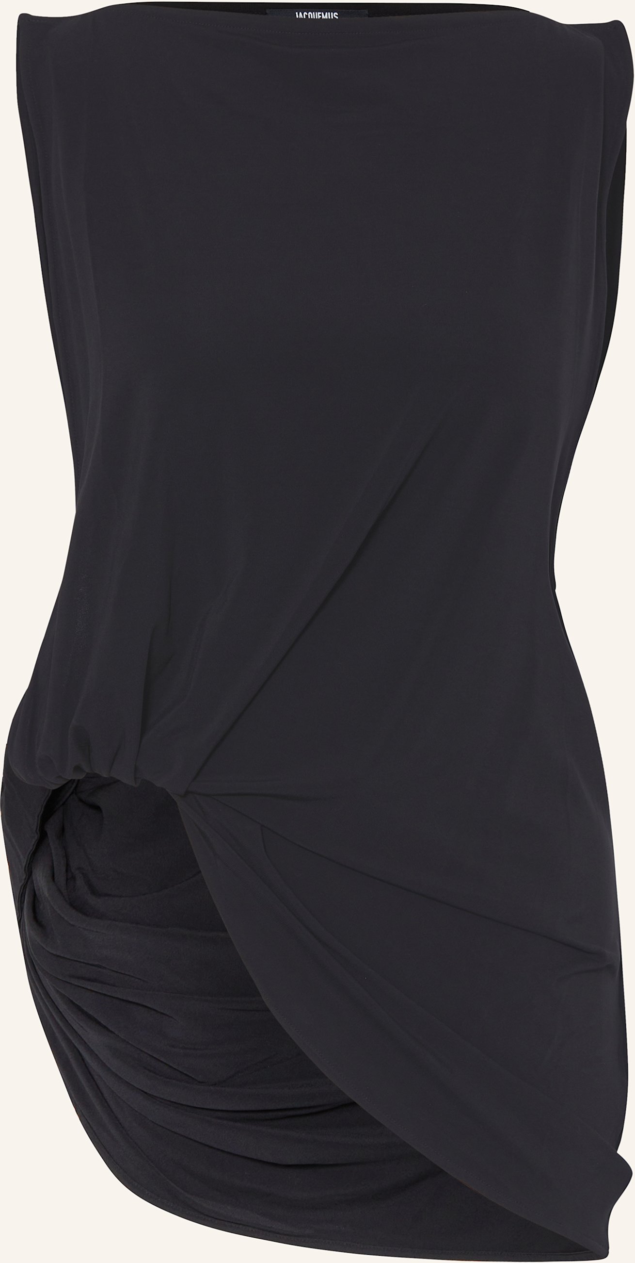 Jacquemus Blusentop Le Haut Peplo Top Mit Cut-Out schwarz