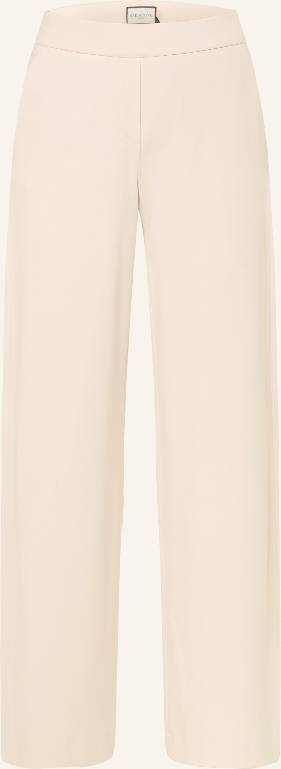 Seductive Marlenehose Naley Aus Jersey weiss