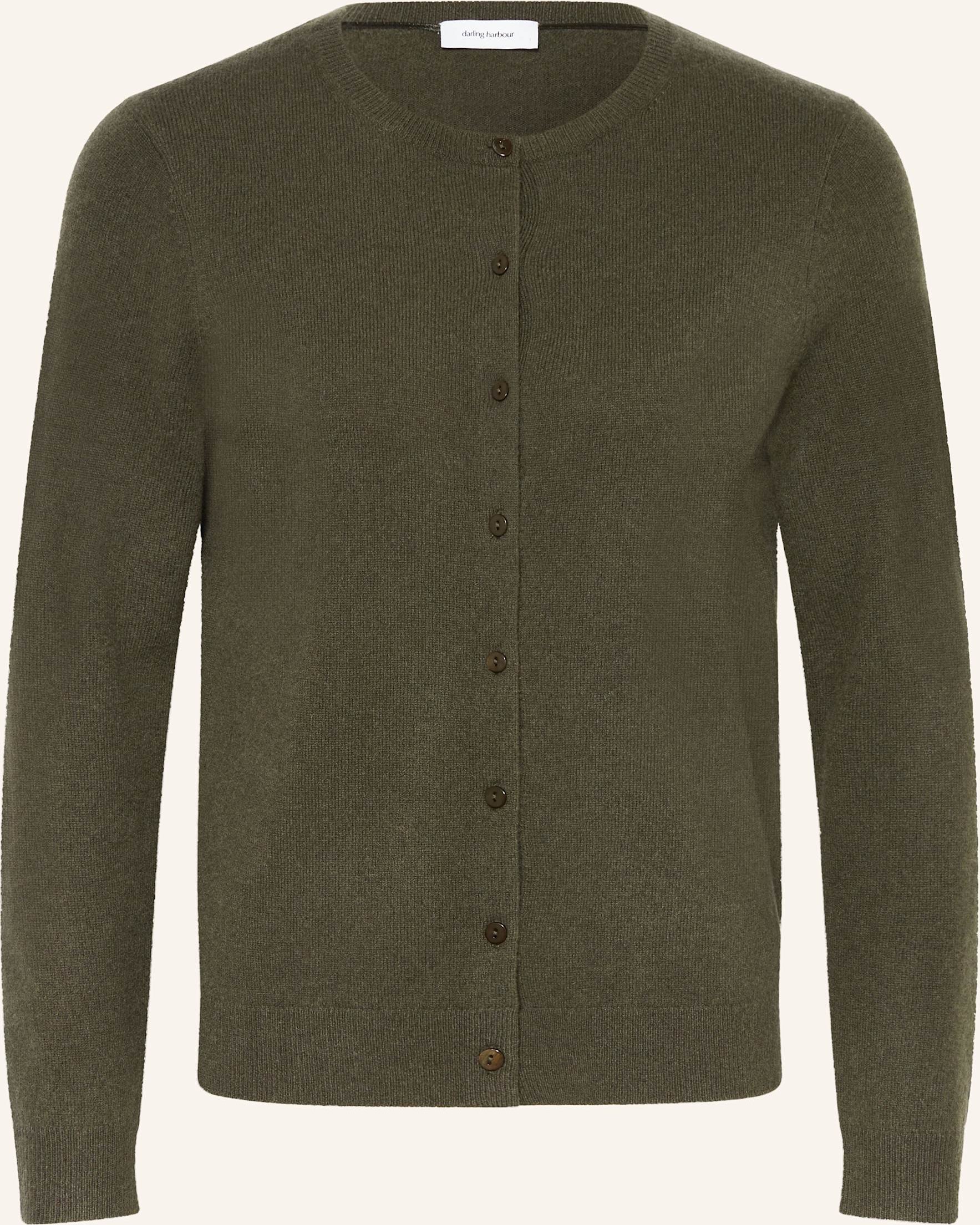 Darling Harbour Strickjacke Aus Cashmere gruen