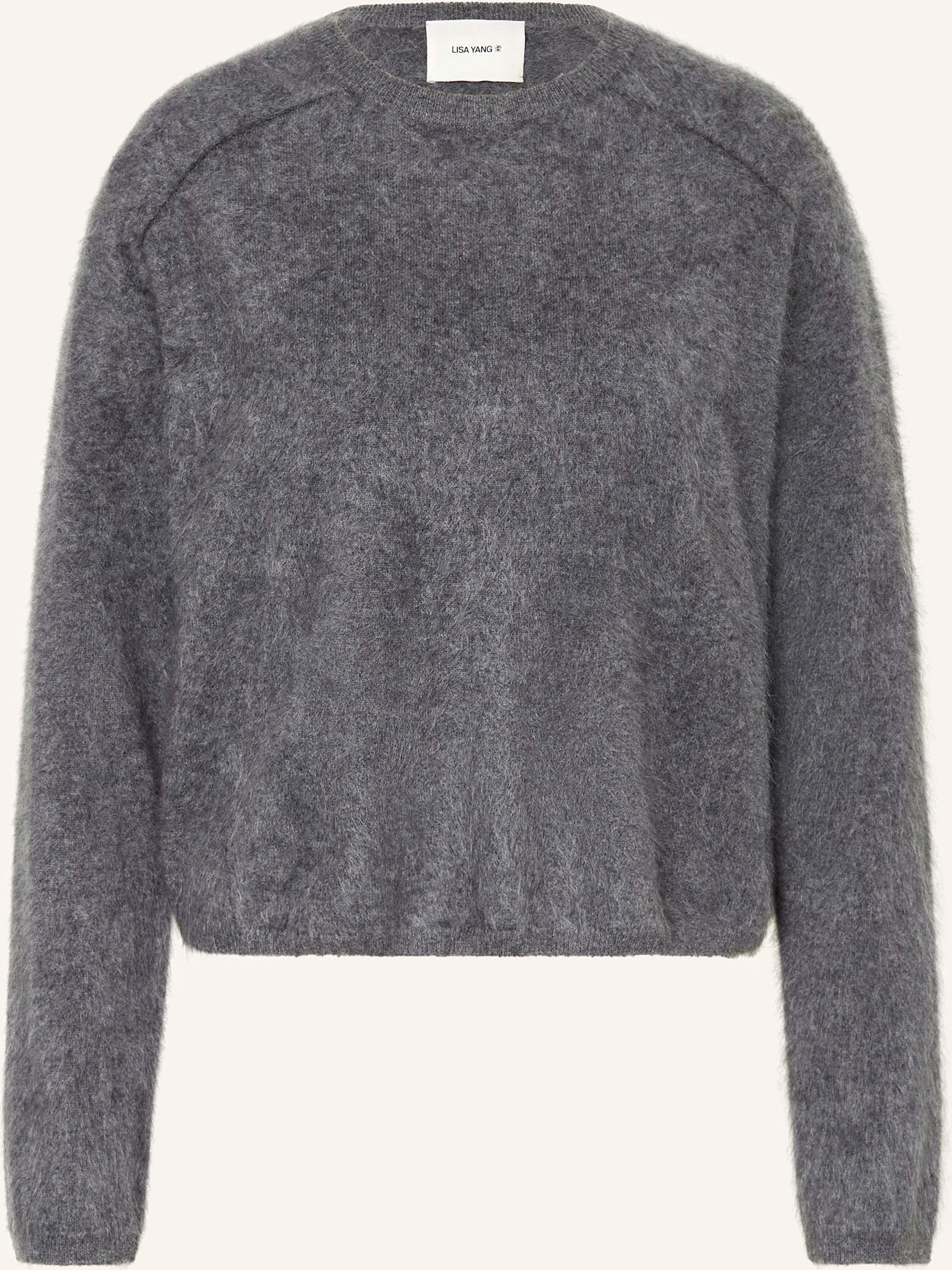 Thumbnail - Lisa Yang Cashmere-Pullover Lexia grau