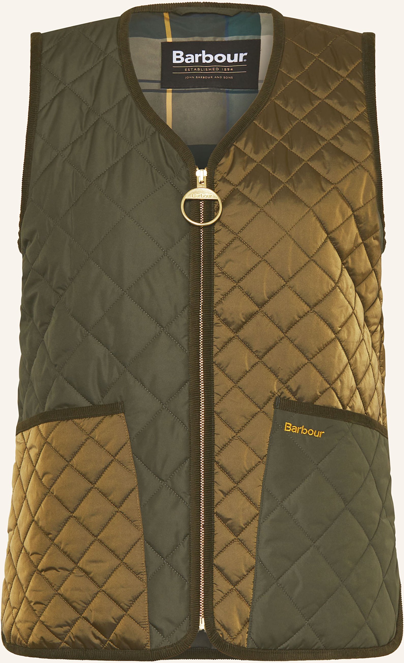 Barbour Steppweste Heslerton Gile gruen