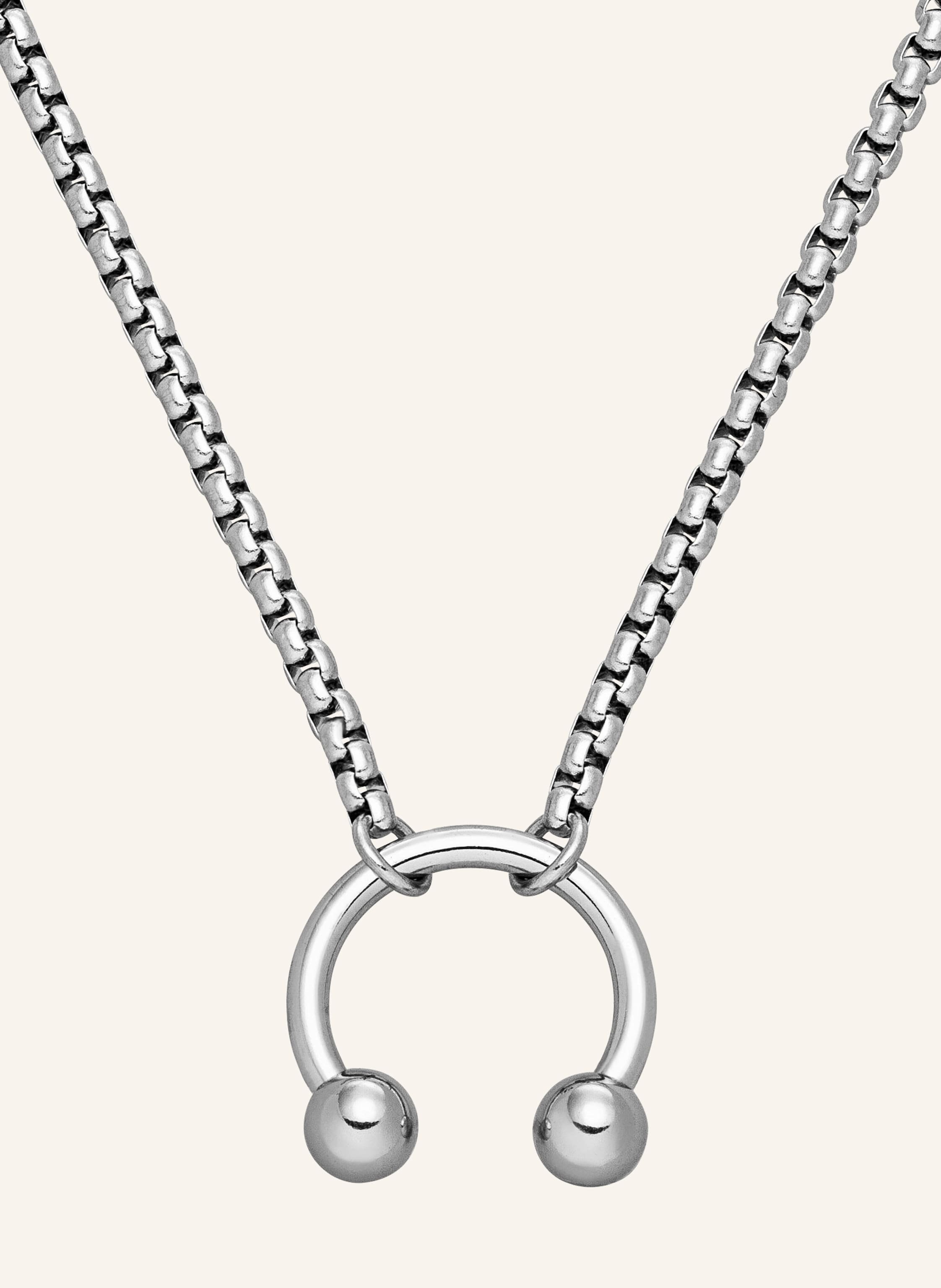 Liebeskind Halskette Aus Edelstahl silber