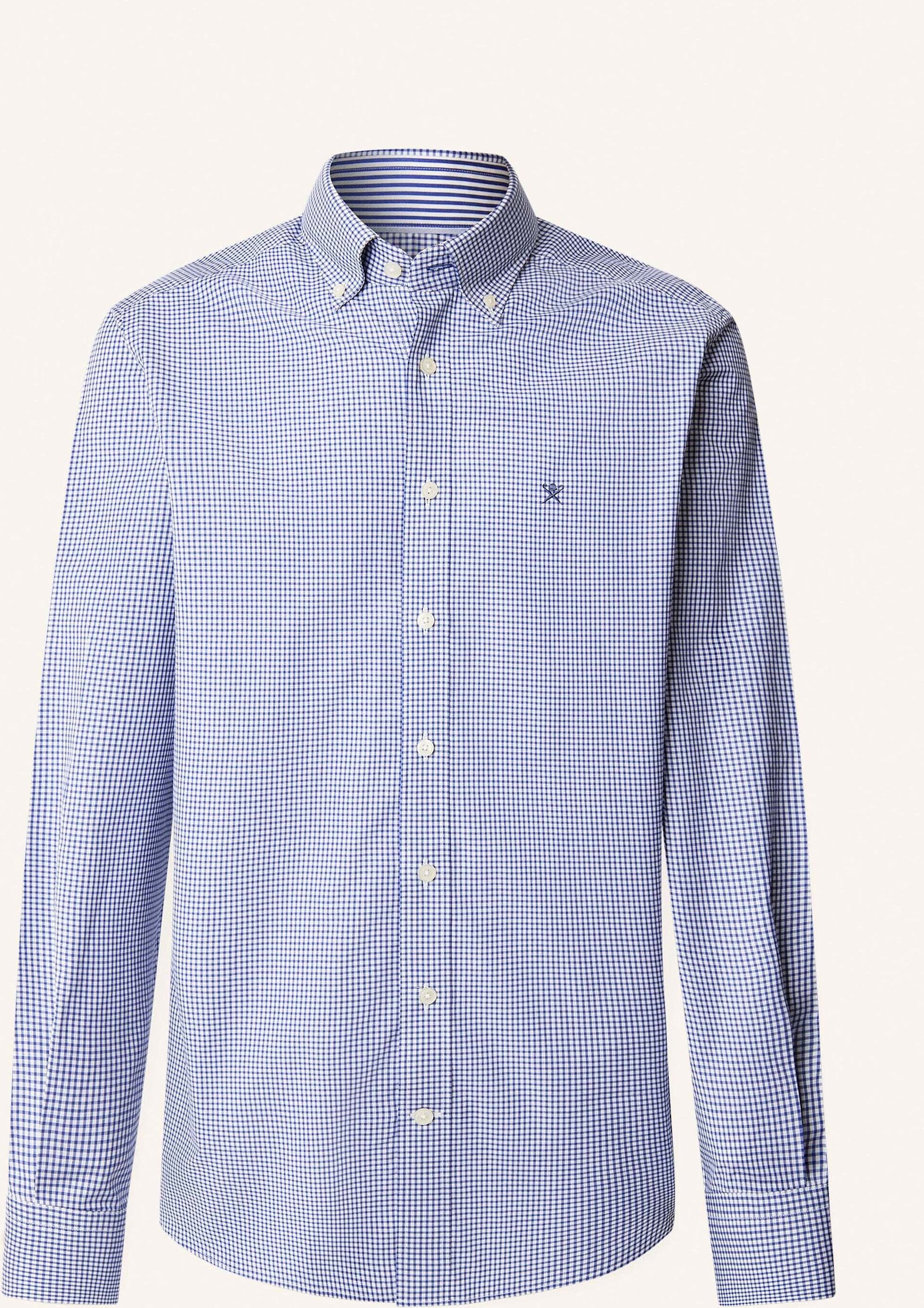 Hackett London Freizeithemd Ess Gingham blau