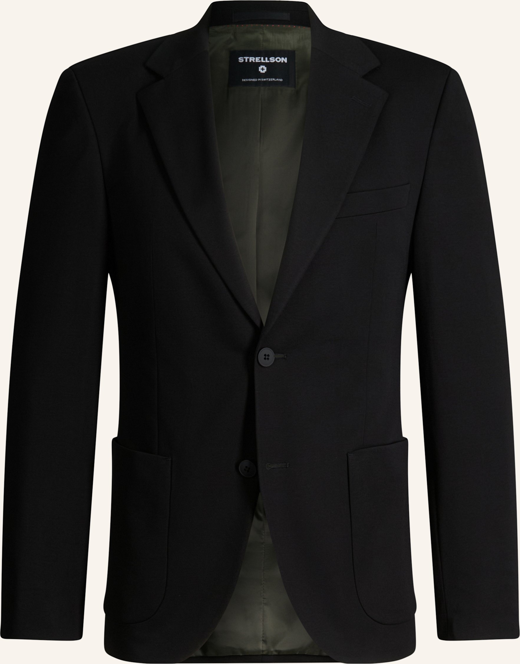 Strellson Anzugsakko Arndt Slim Fit Aus Jersey schwarz