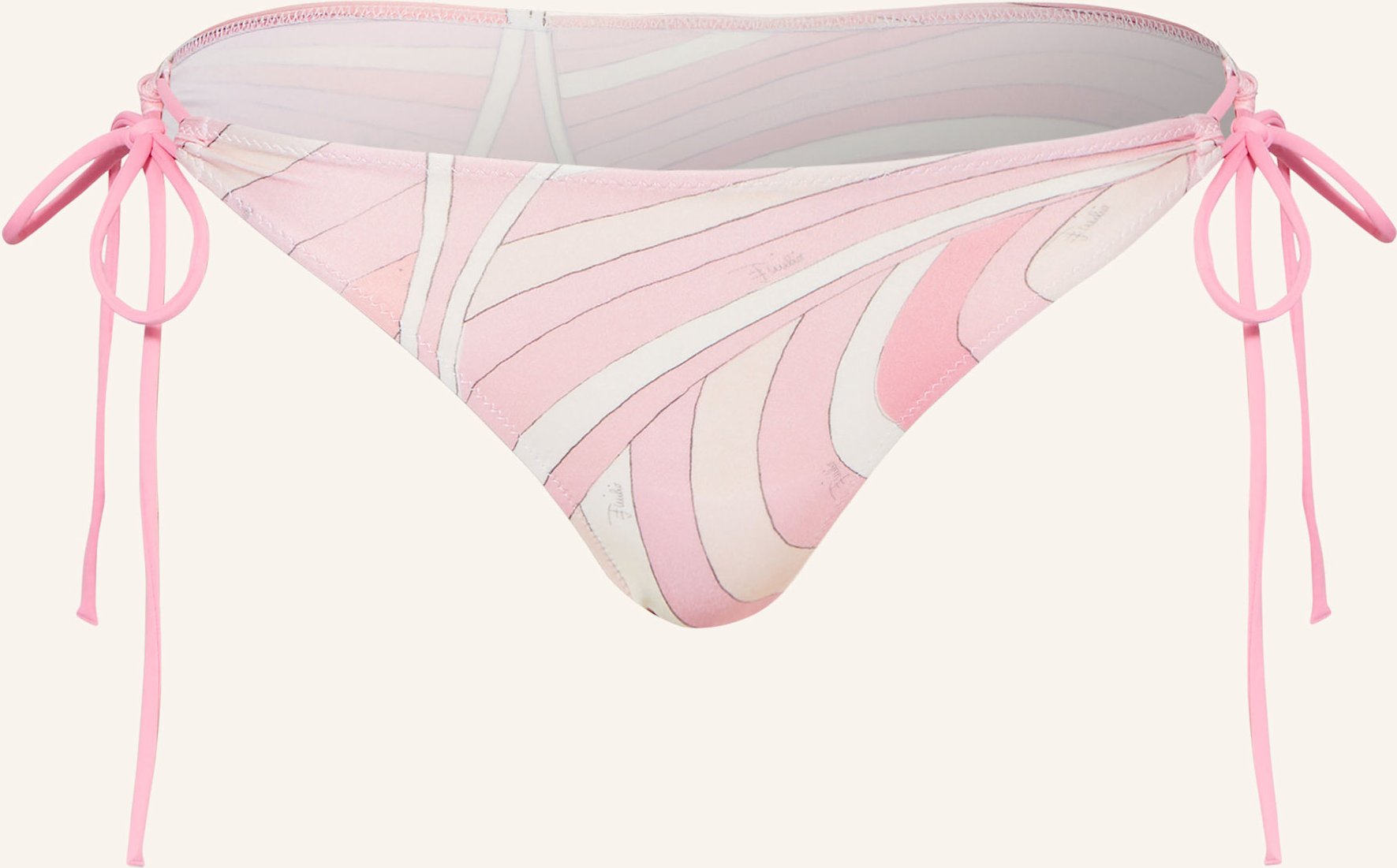 Pucci Triangel-Bikini-Hose pink