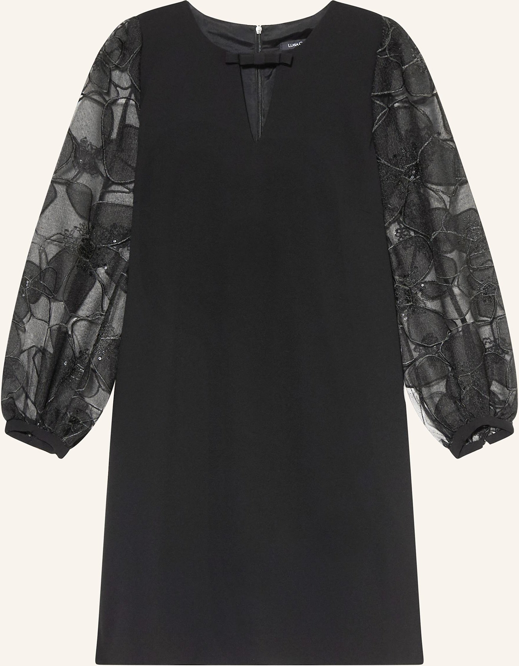 Luisa Cerano Cocktailkleid Mit Pailletten schwarz