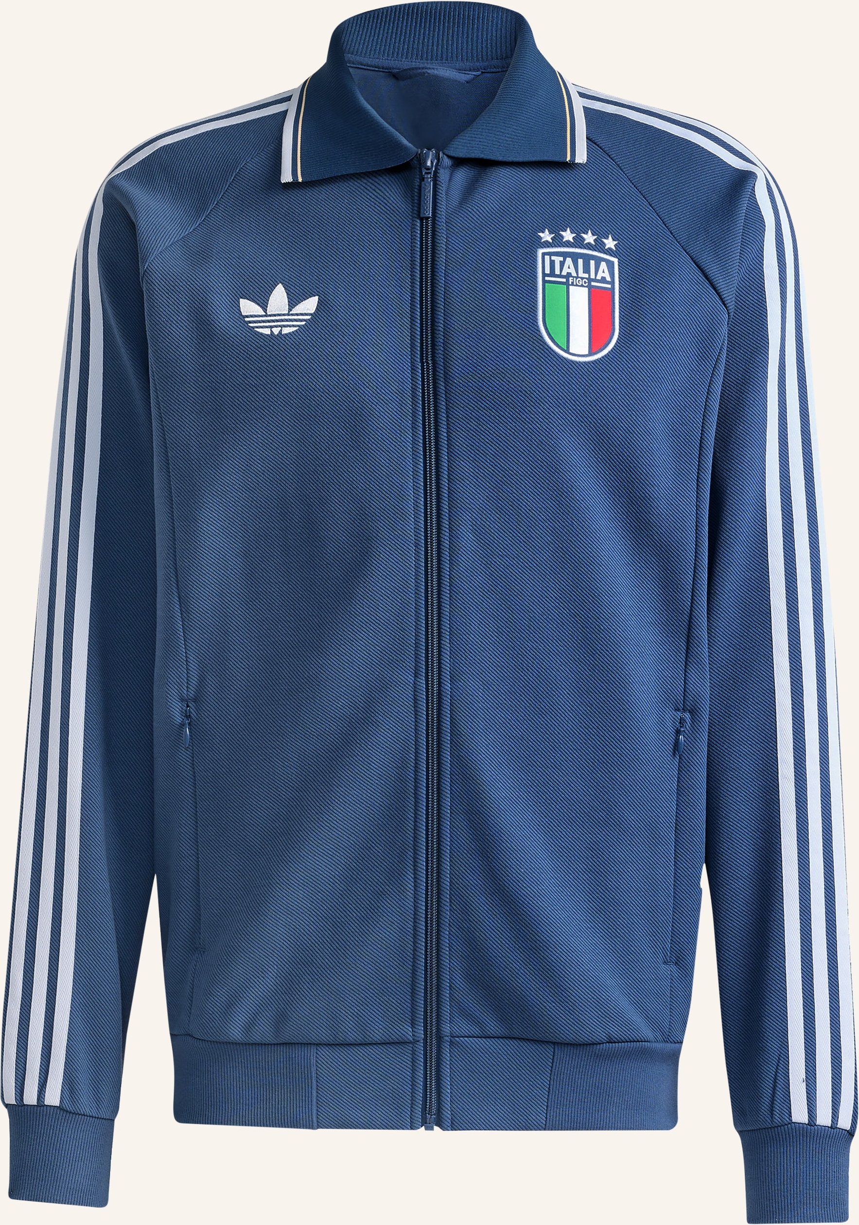 Adidas Trainingsjacke Figc Italien blau