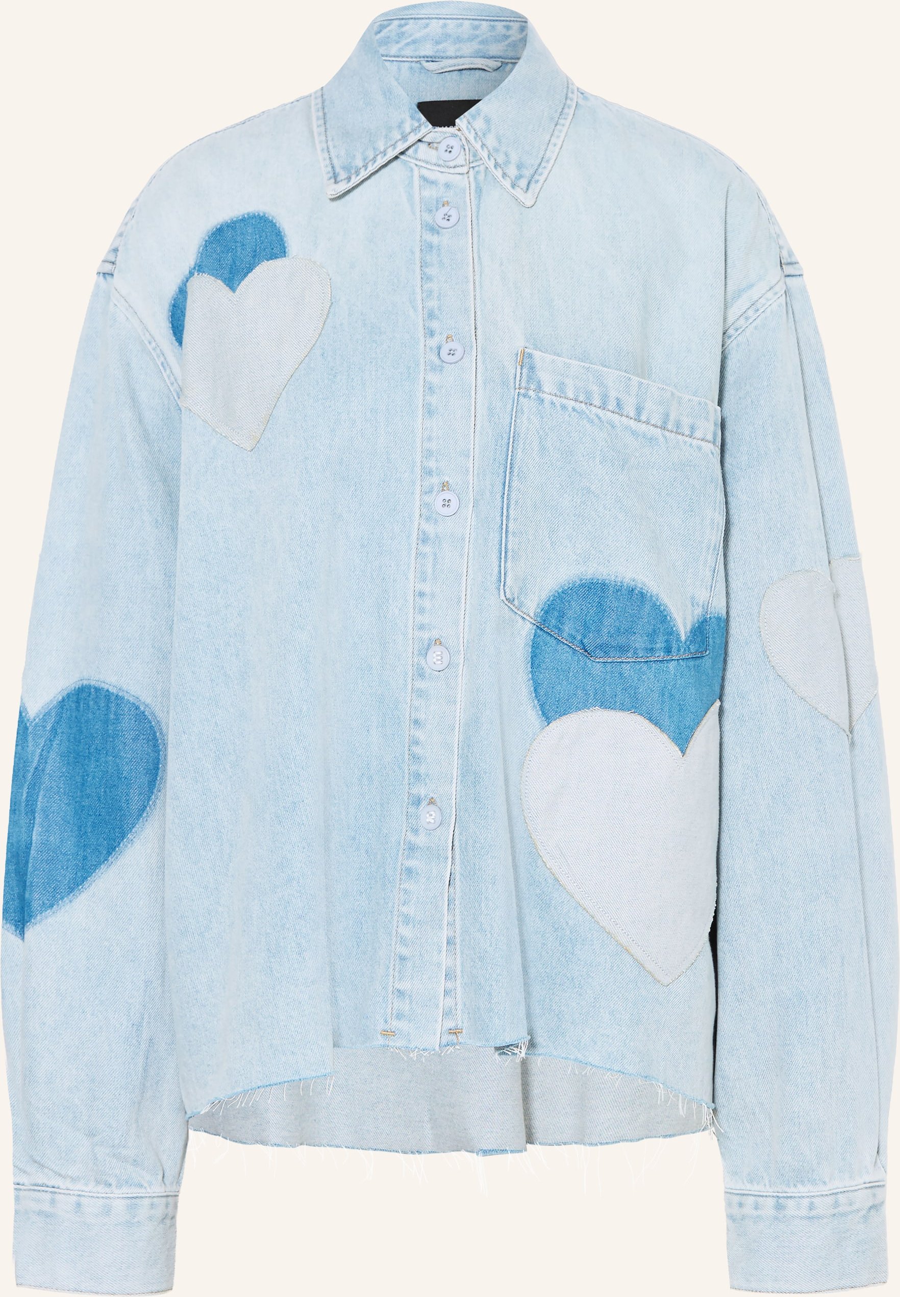 Elias Rumelis Jeansbluse Beba blau