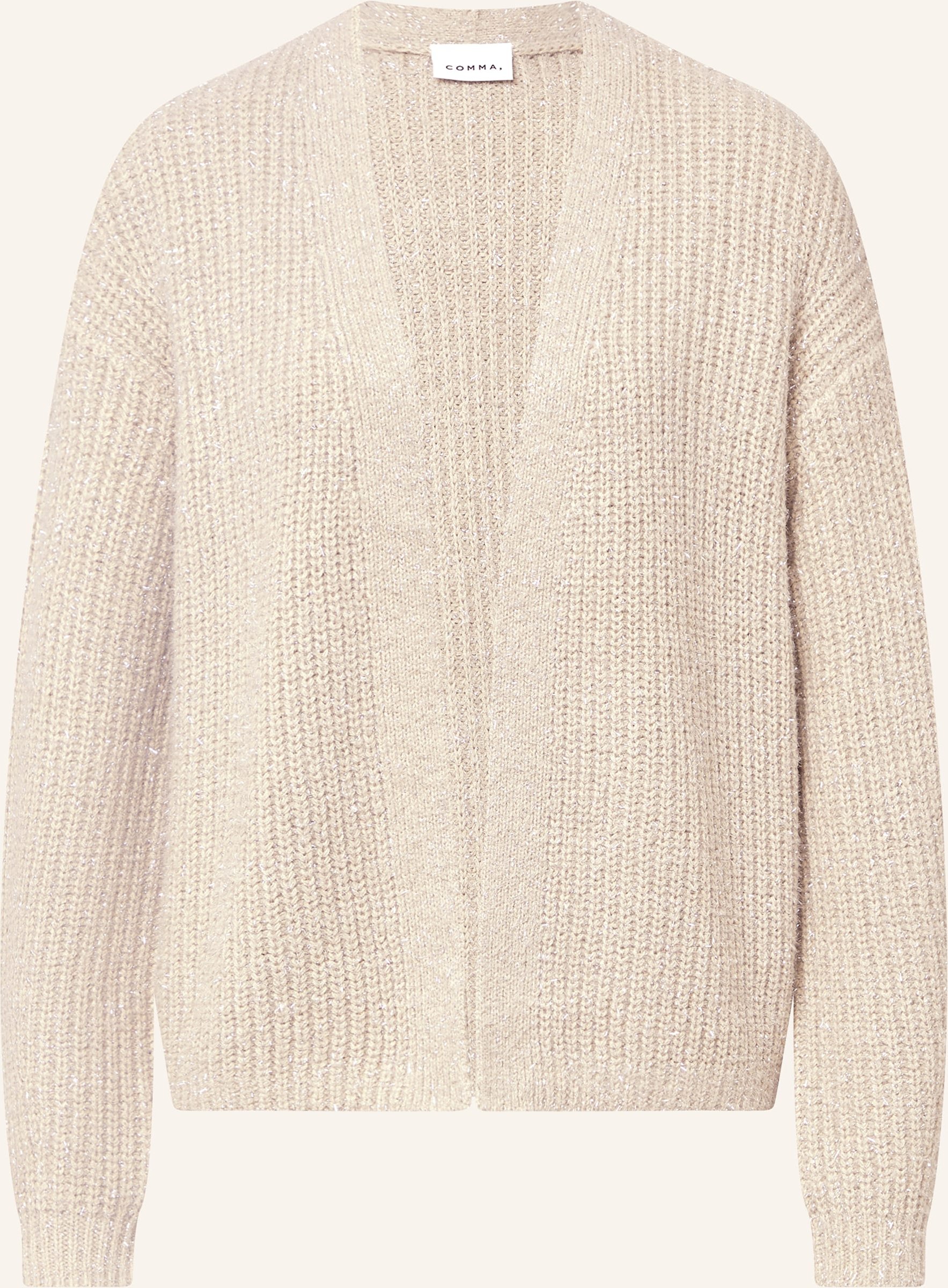 Thumbnail - Comma Strickhülle Mit Glitzergarn beige