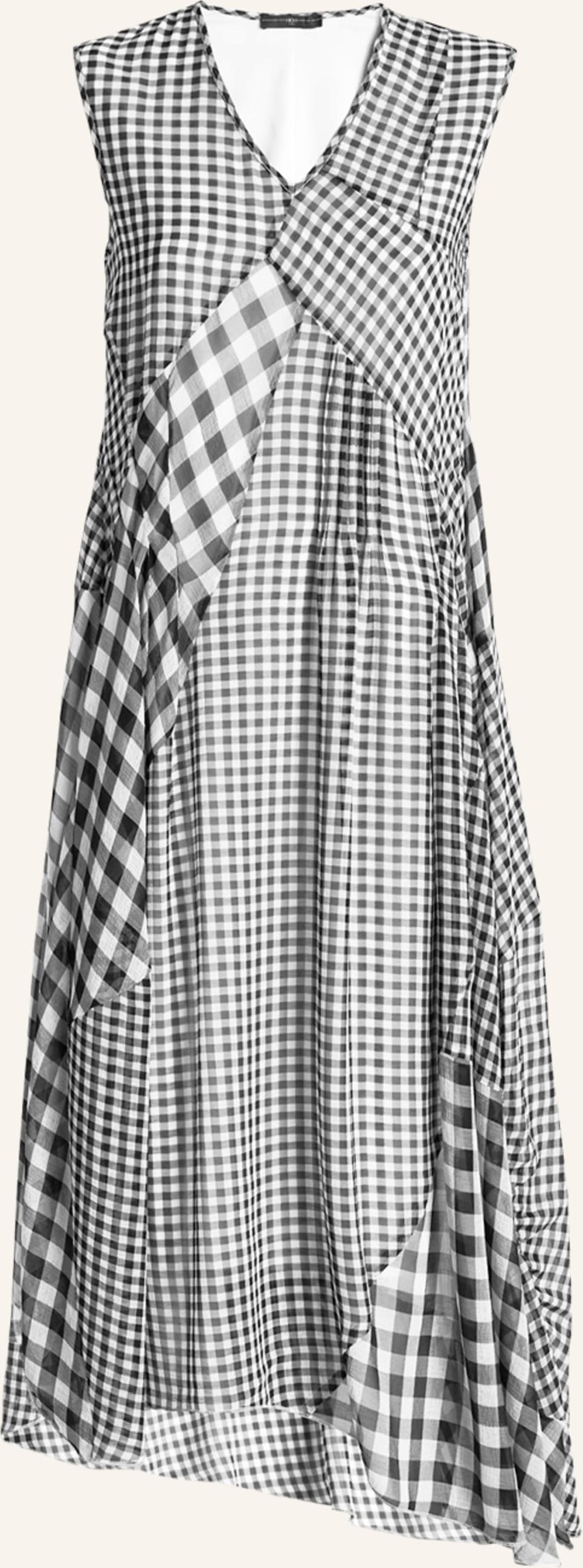 High Karo-Kleid Portal schwarz