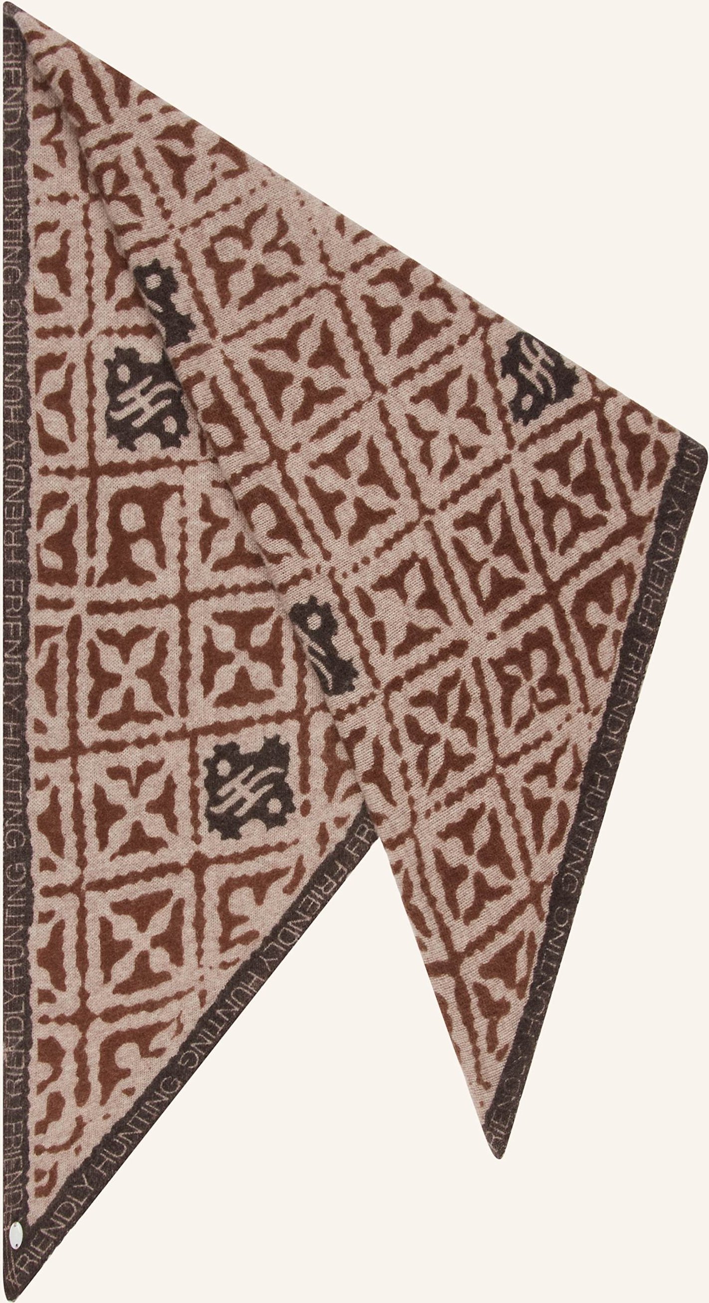 Friendly Hunting Dreieckstuch Aus Cashmere beige