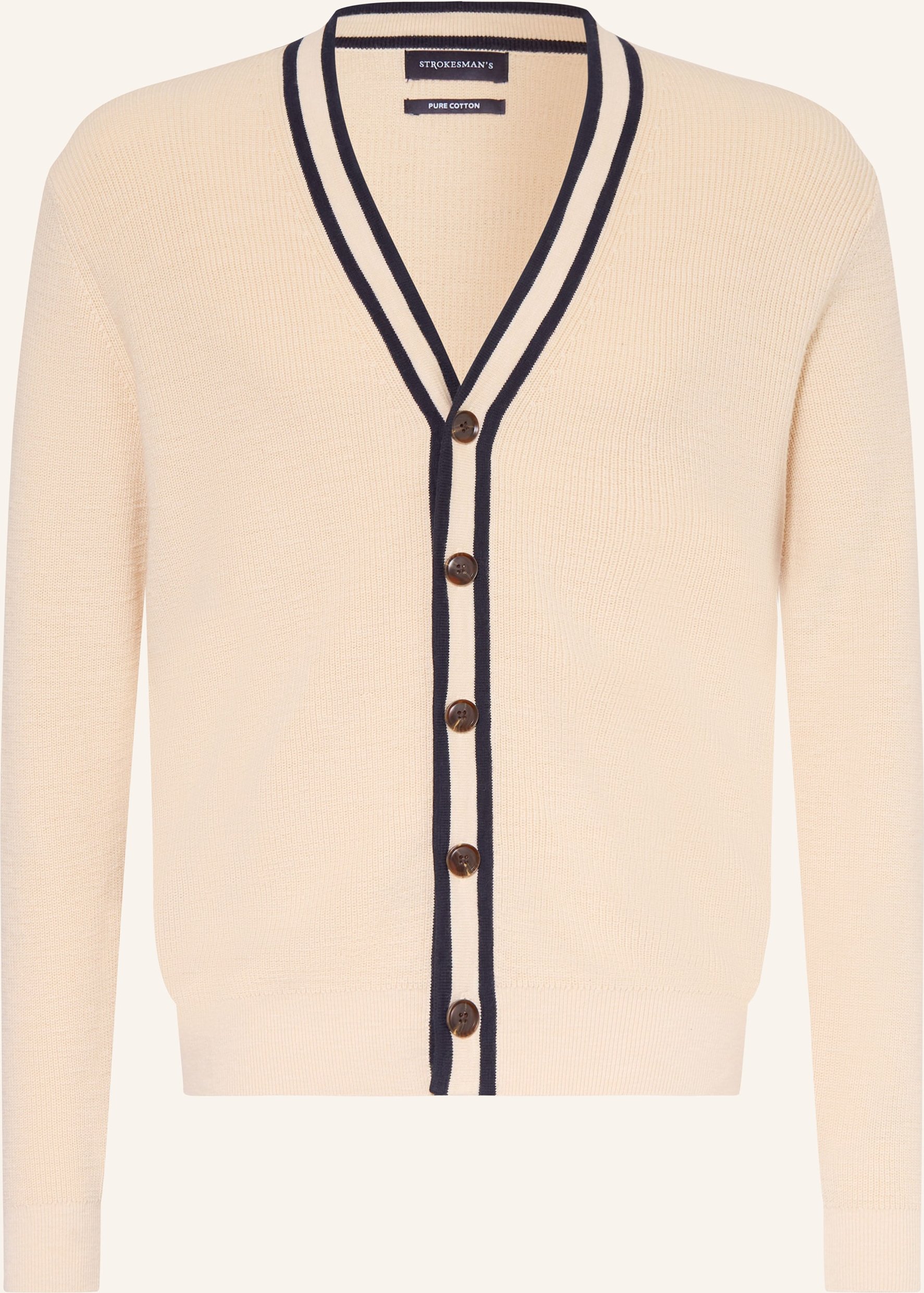 Strokesman's Strickjacke beige