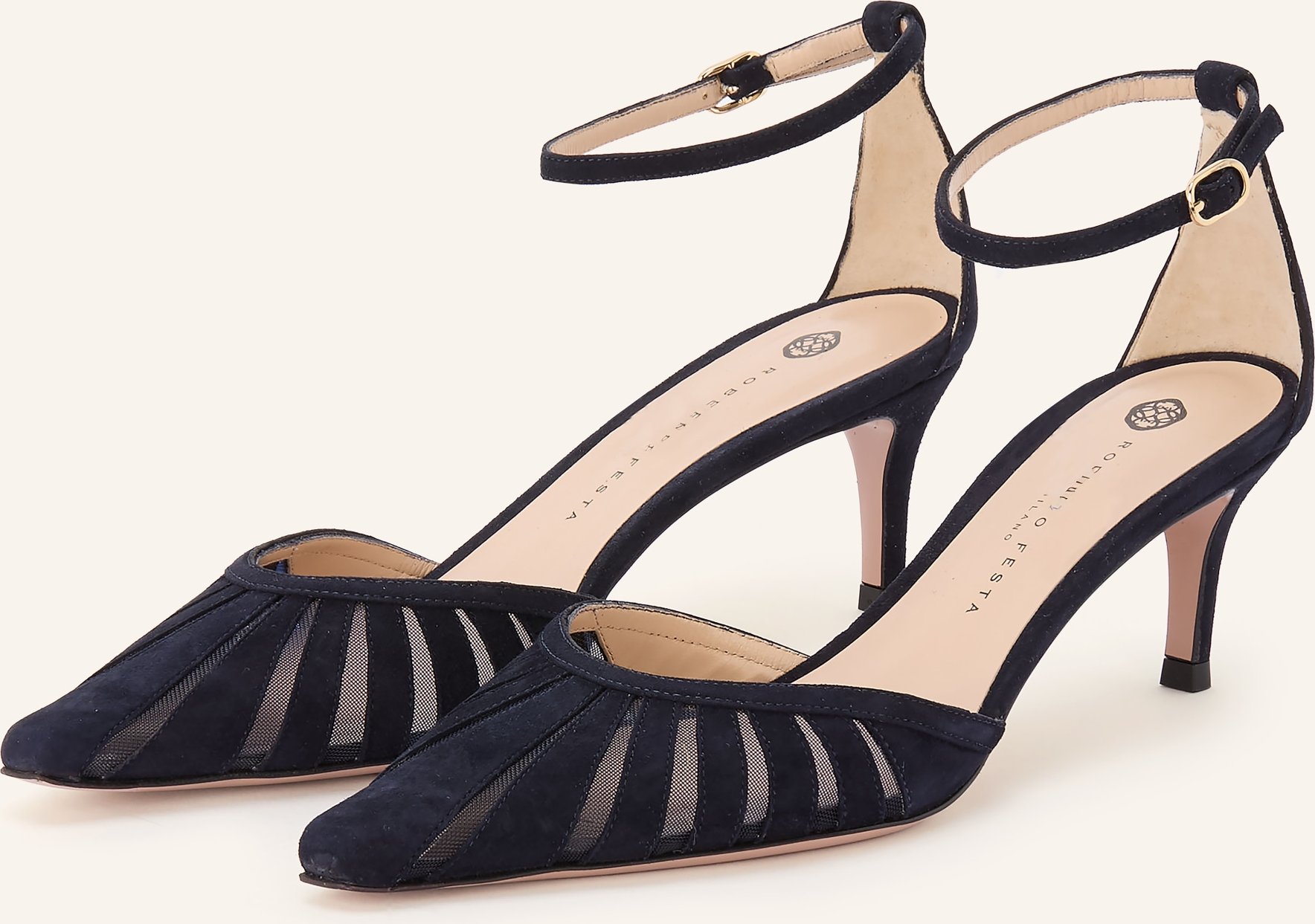 Roberto Festa Pumps Claus blau