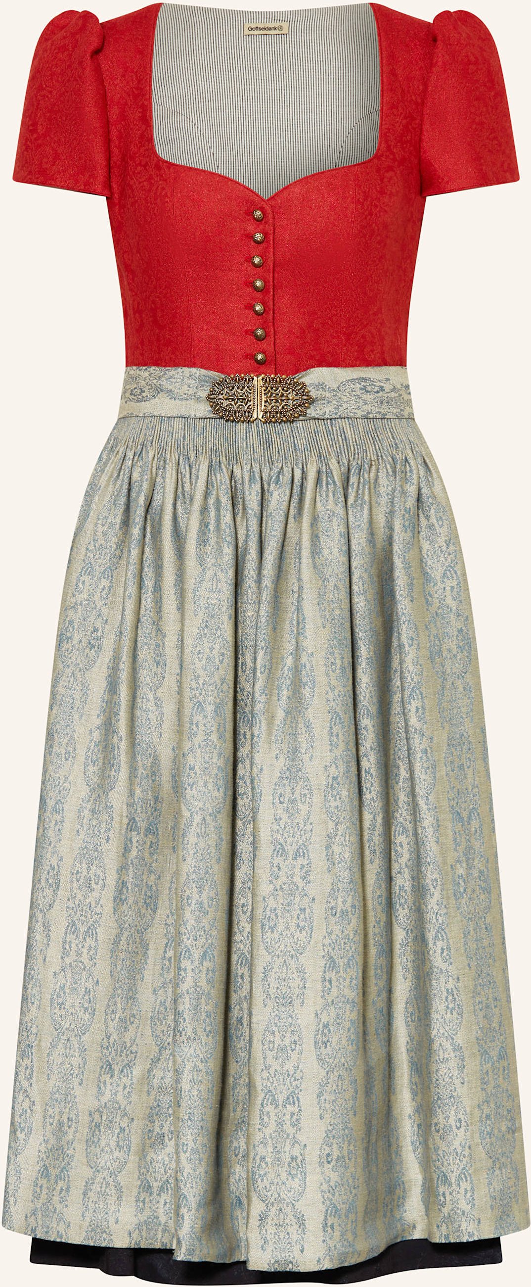 Thumbnail - Gottseidank Leinendirndl Evi rot
