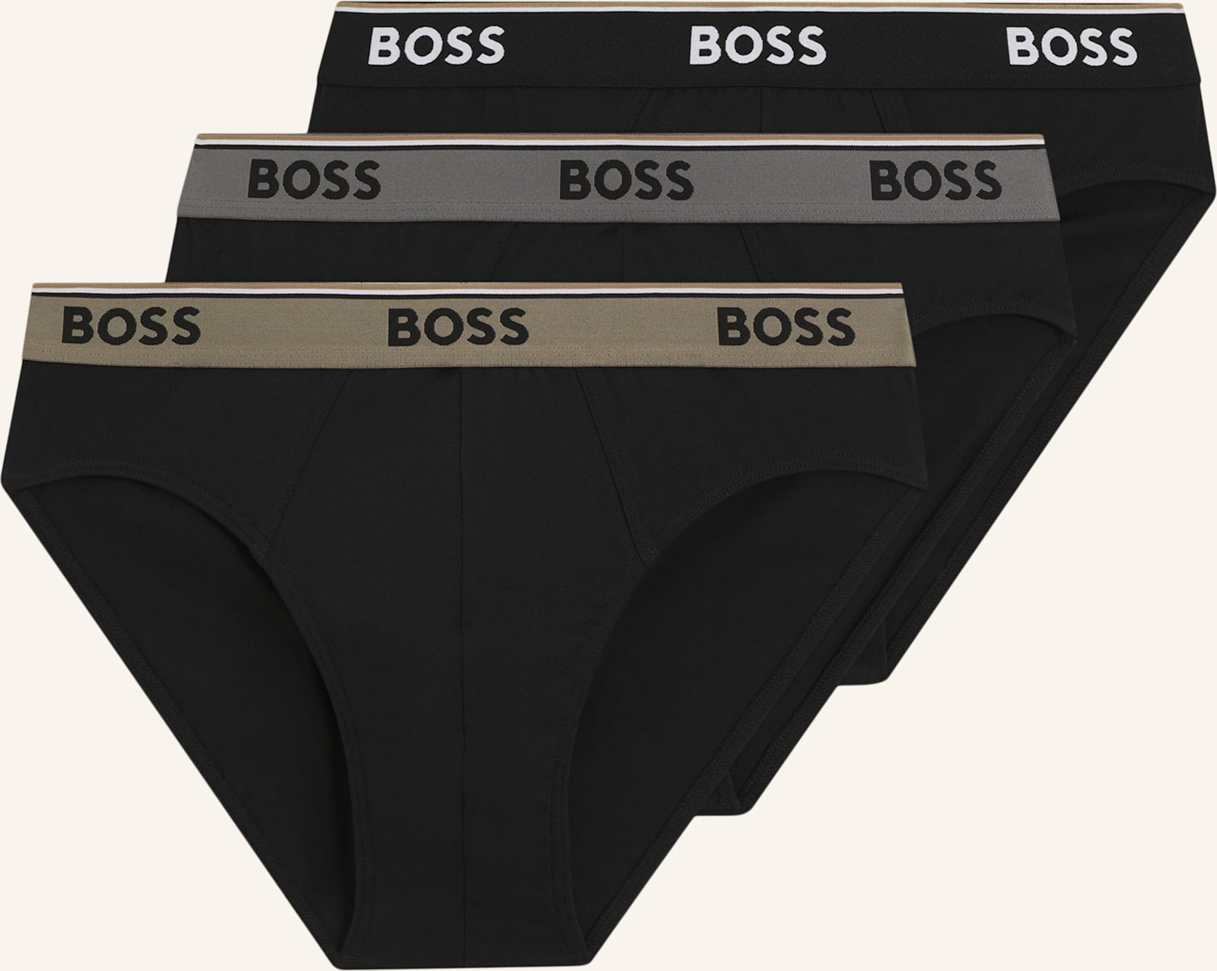 Boss Slip Brief 3p Power schwarz