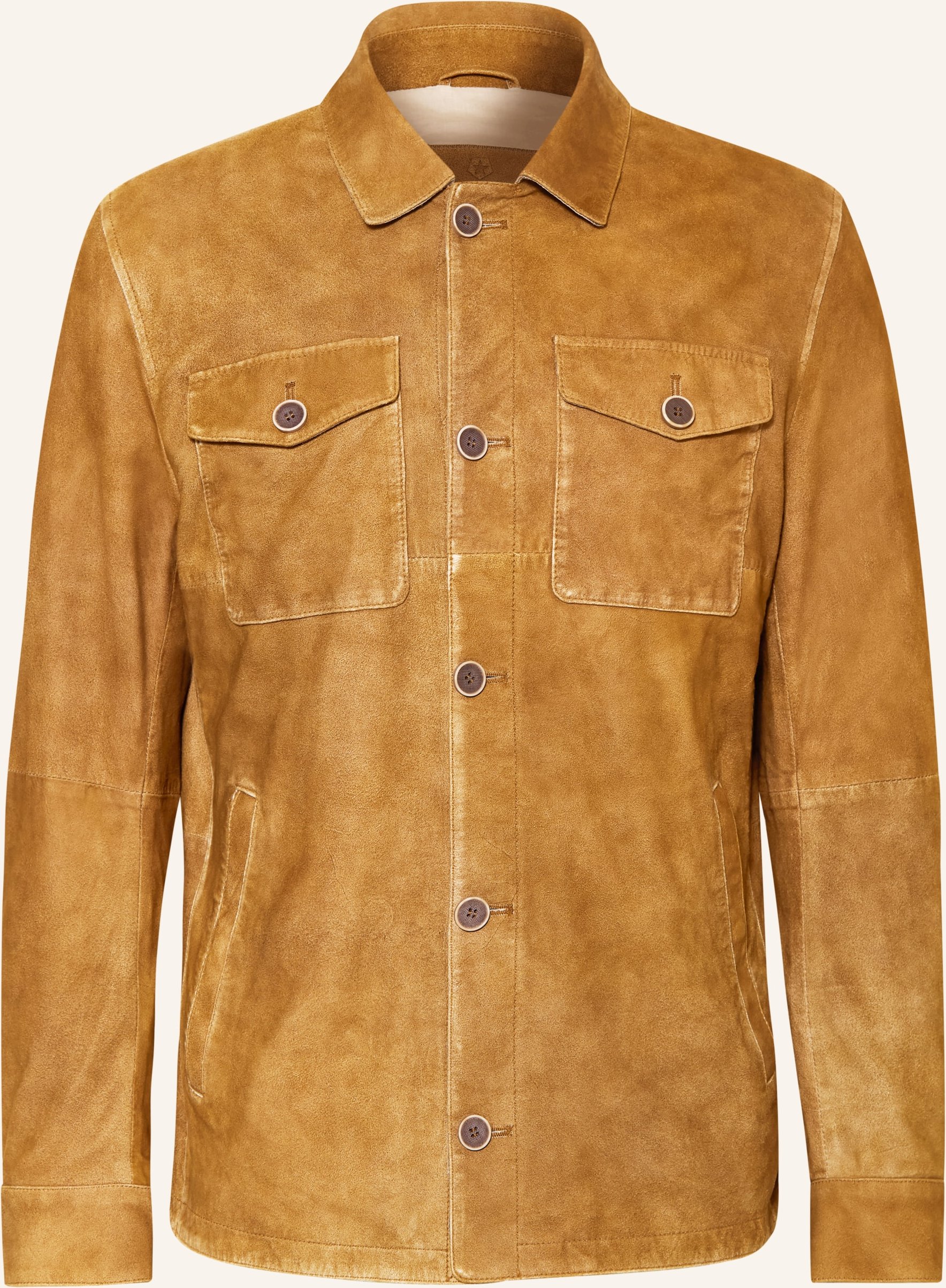 Thumbnail - Milestone Lederjacke Msbianco beige