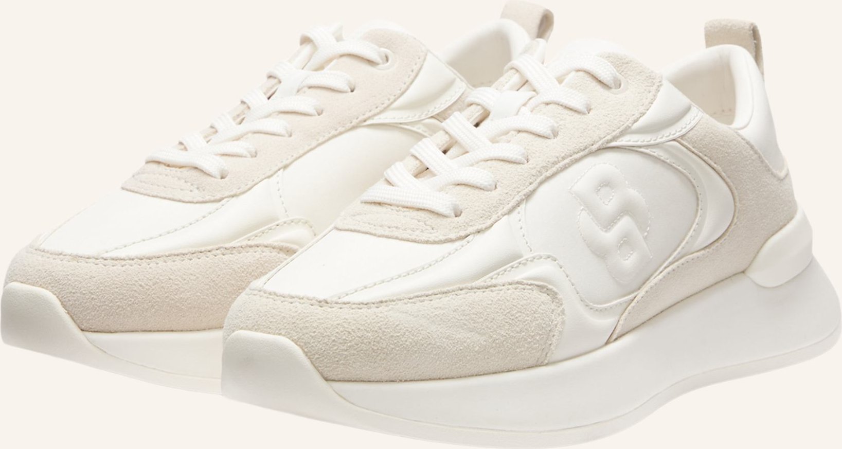 Boss Turnschuh B Icon_Runn_Sdny1 beige