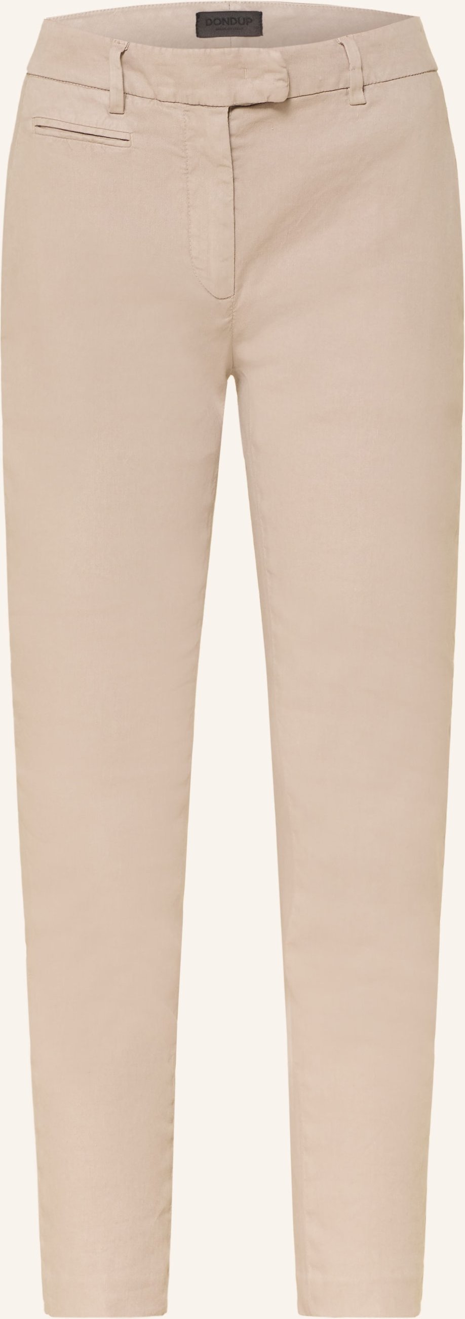 Dondup 7/8-Hose Perfect Mit Leinen beige