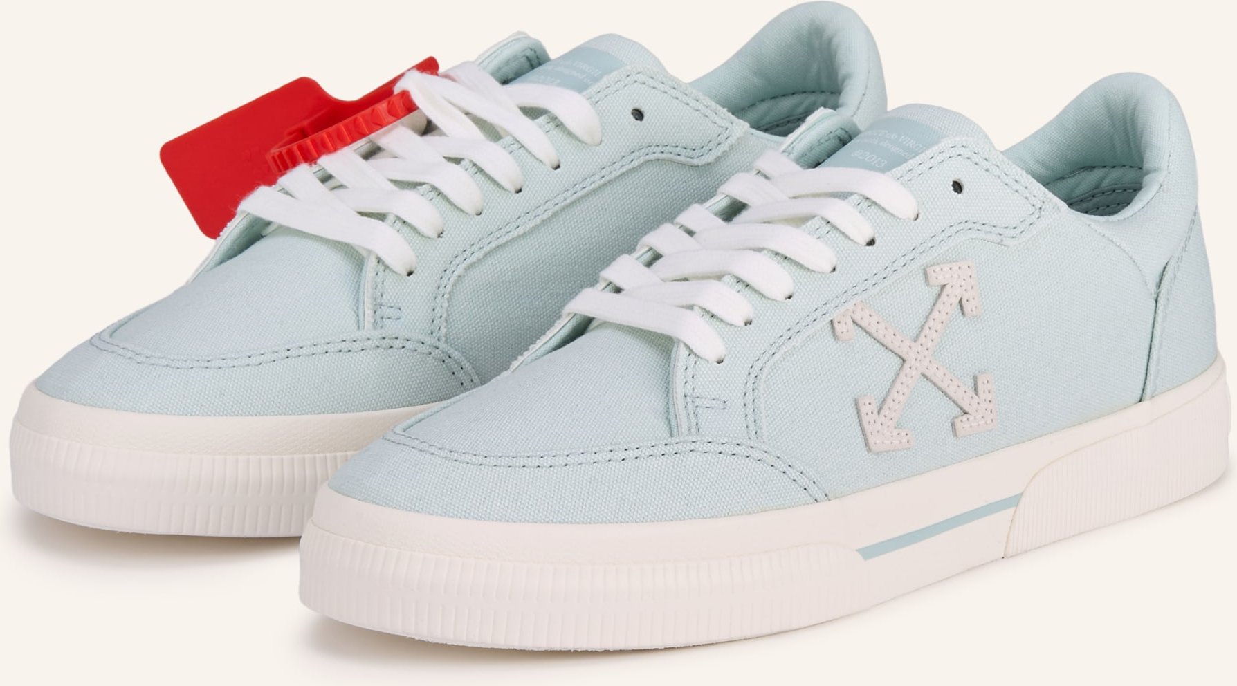 Off-White Sneaker Vulc Low blau