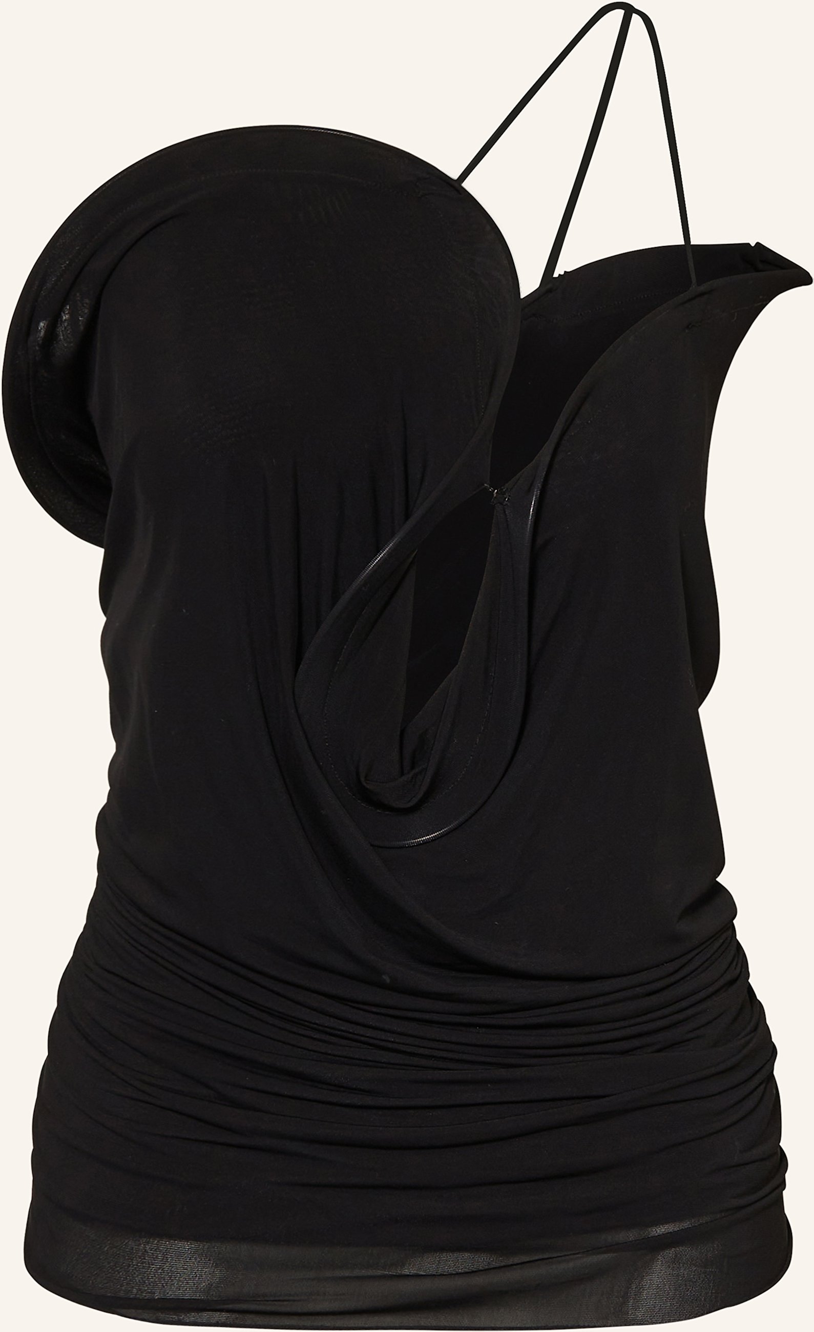 Thumbnail - Christopher Esber One-Shoulder-Top schwarz
