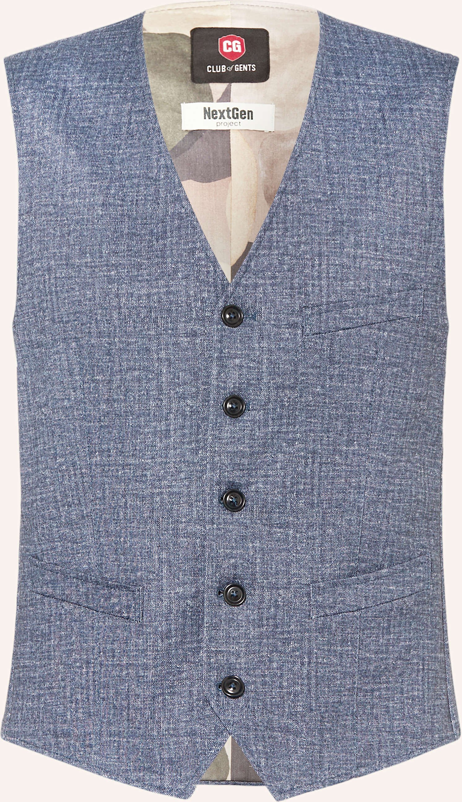 Cg - Club Of Gents Weste Mosley blau