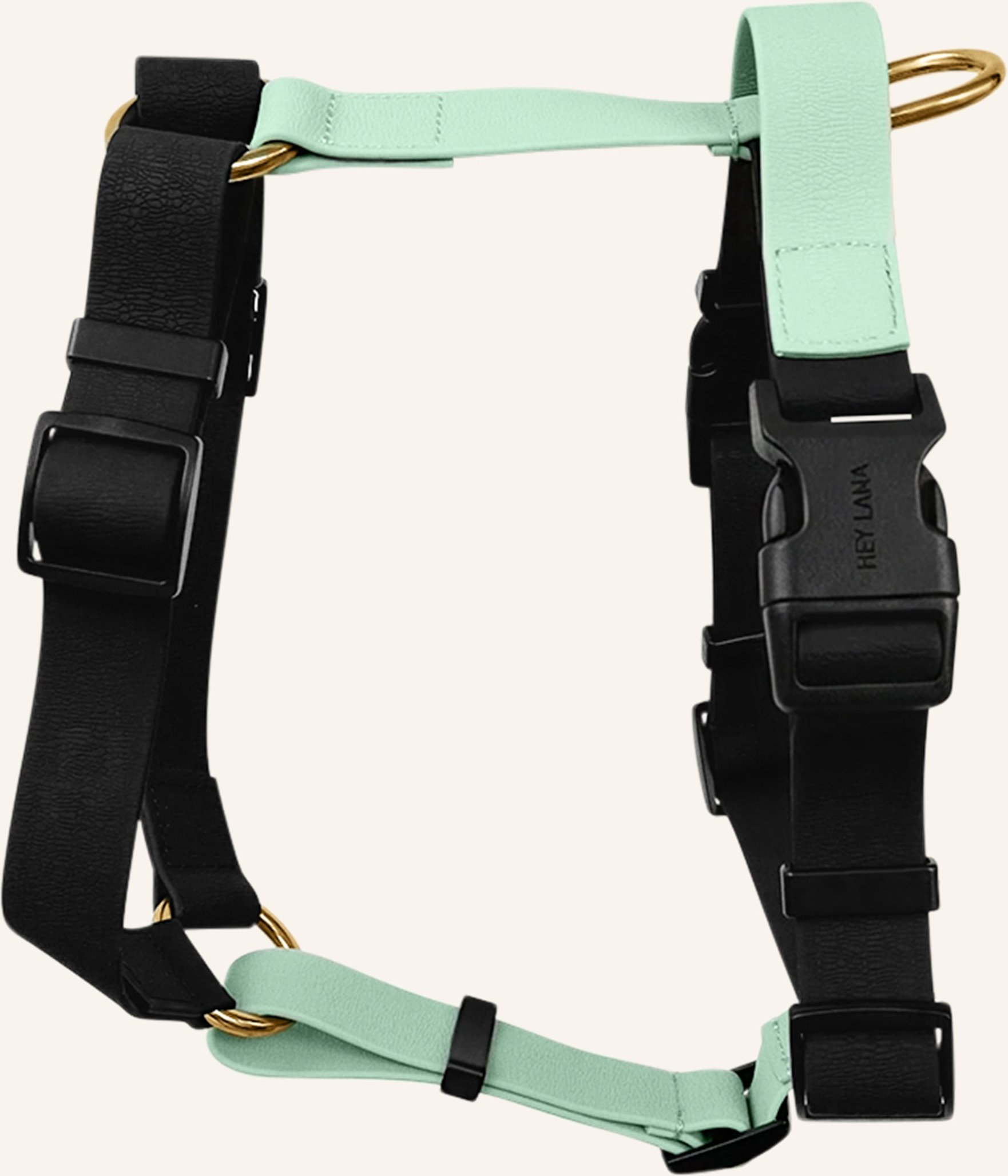 Hey Lana Hundegeschirr Outdoor Flex schwarz