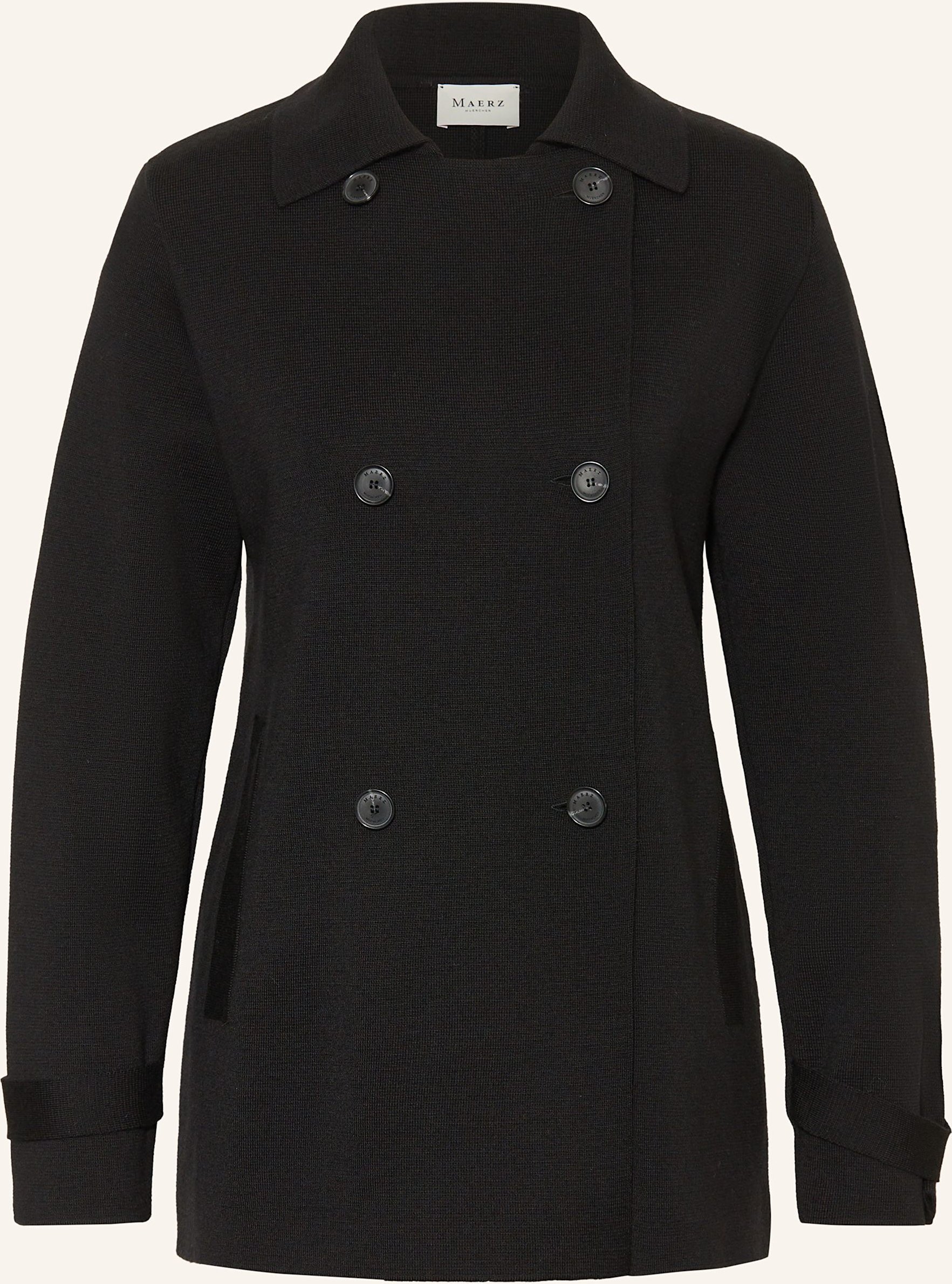 Maerz Muenchen Strickjacke schwarz