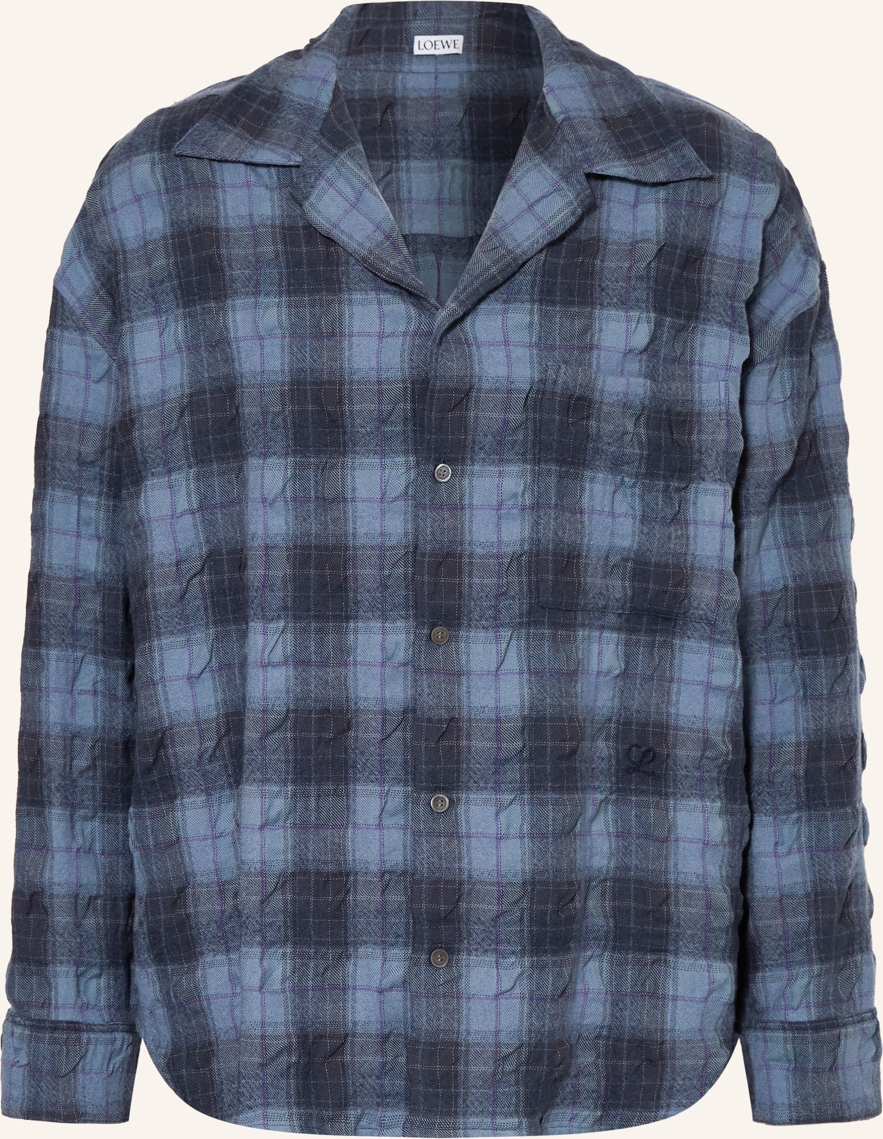 Loewe Hemd Comfort Fit blau