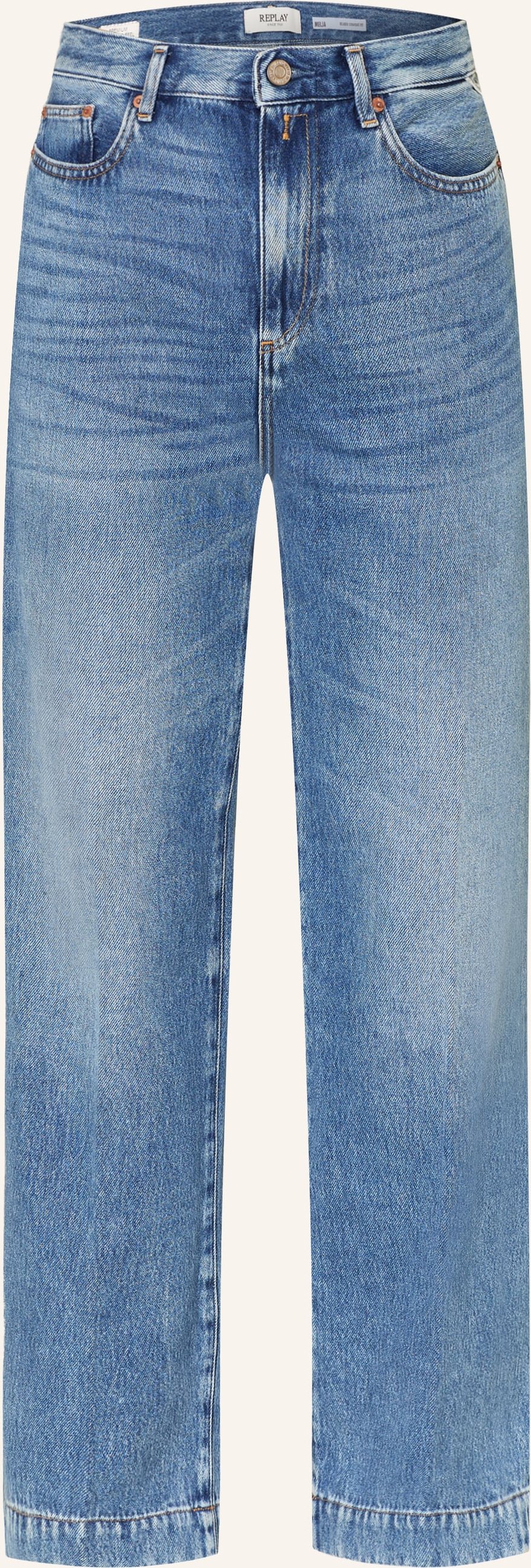 Replay Straight Jeans Melja blau