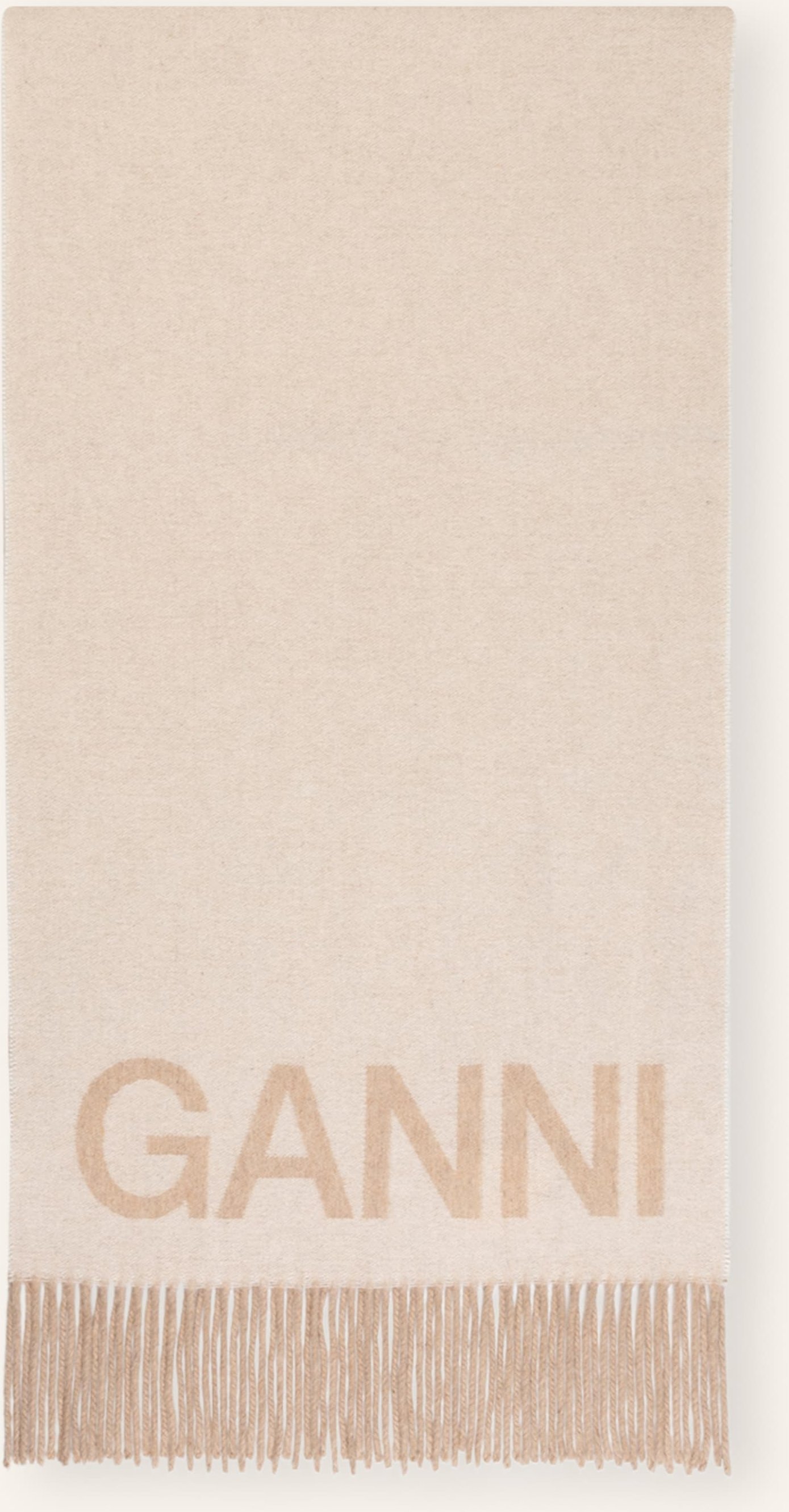Ganni Schal weiss