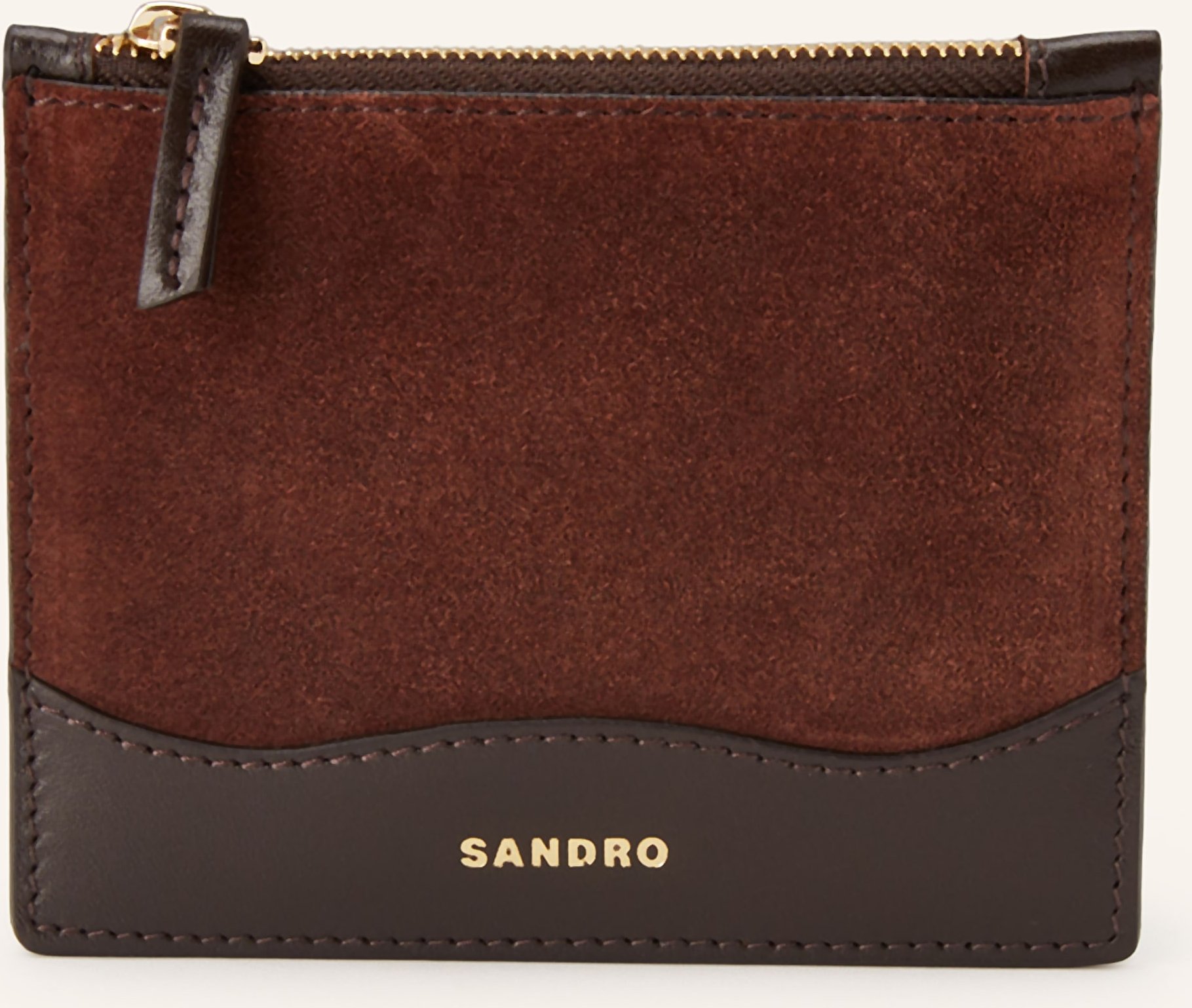Sandro Kartenetui Mit Münzfach braun