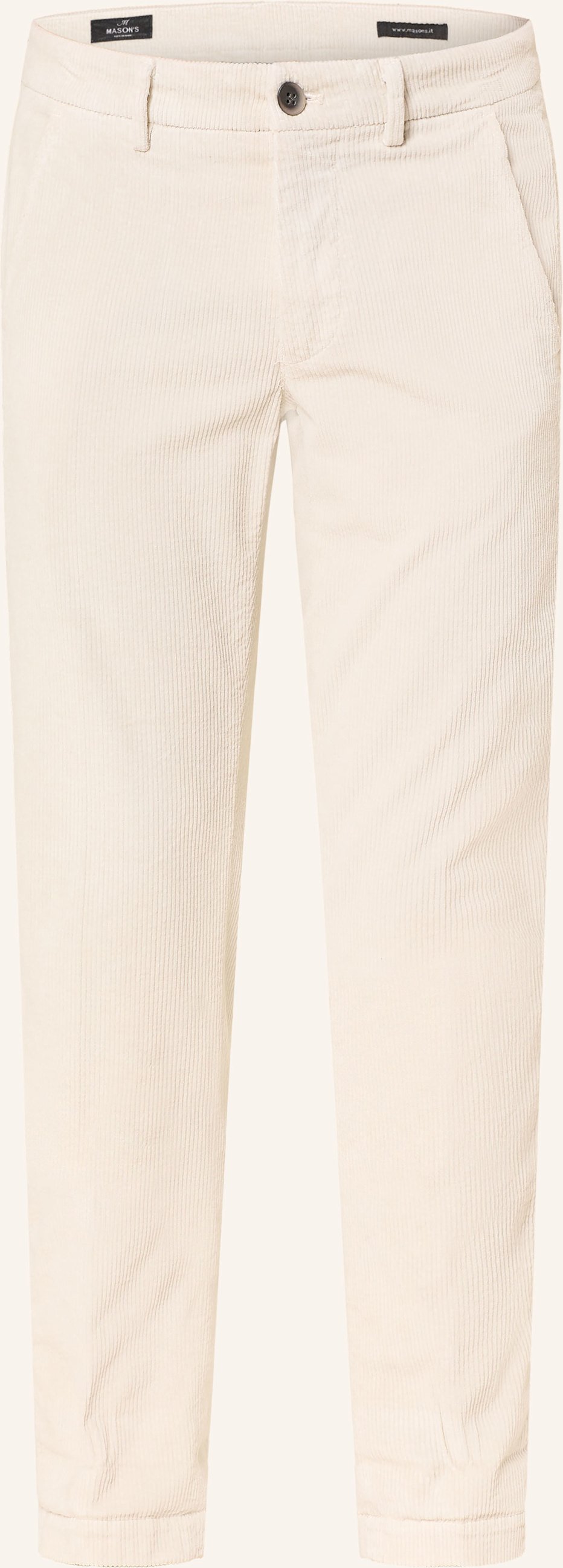Mason's Cordchino Extra Slim Fit weiss
