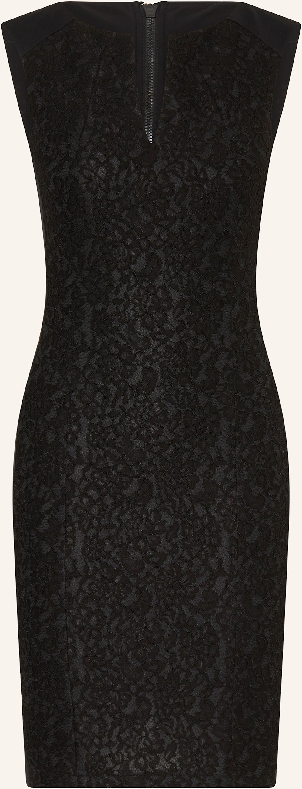 Sportalm Etuikleid Mit Spitze schwarz