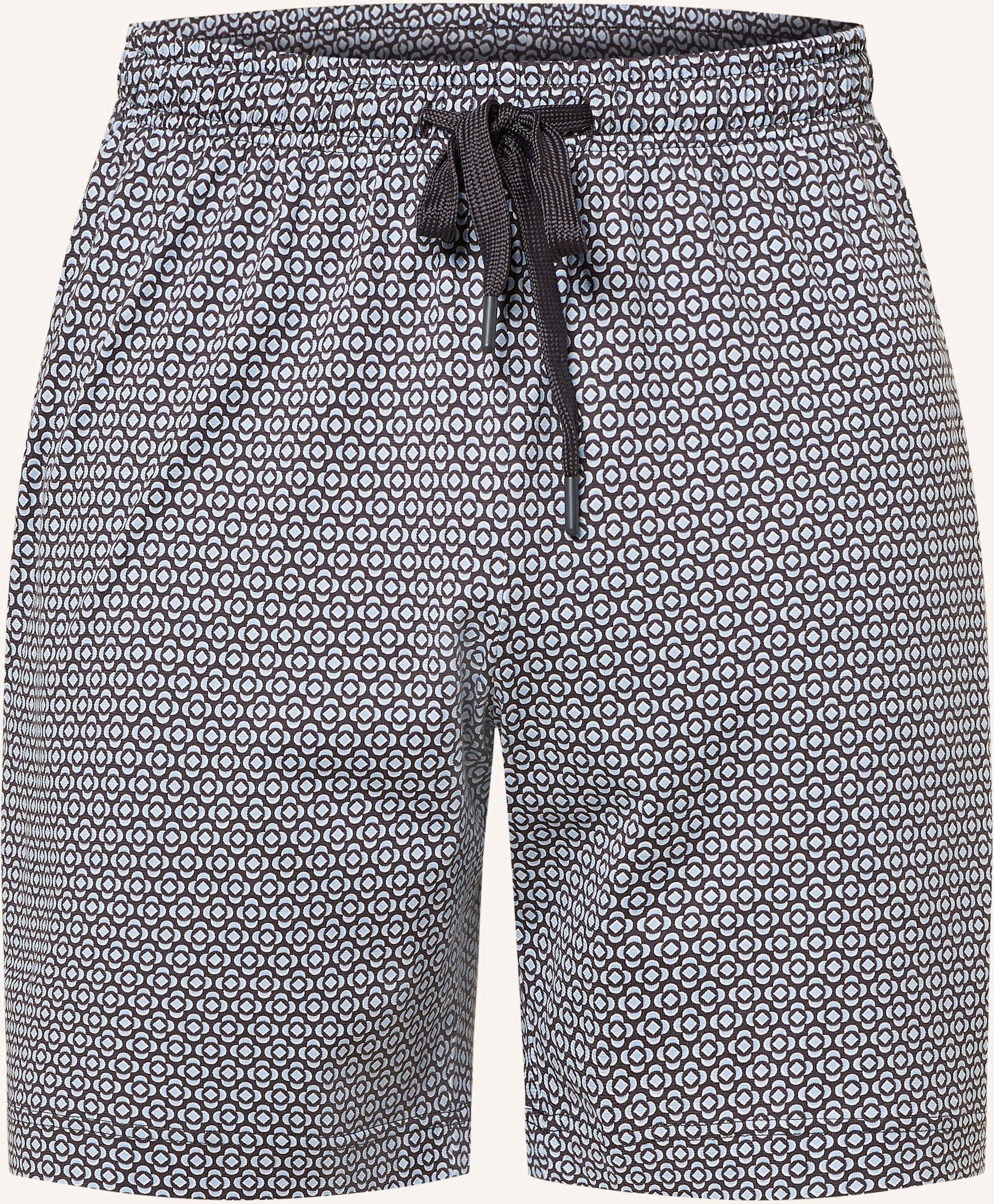 Mey Schlafshorts Serie Round Geo grau