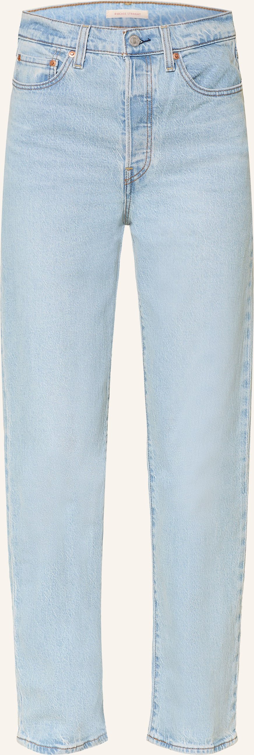 Levi's® Straight Jeans Ribcage blau