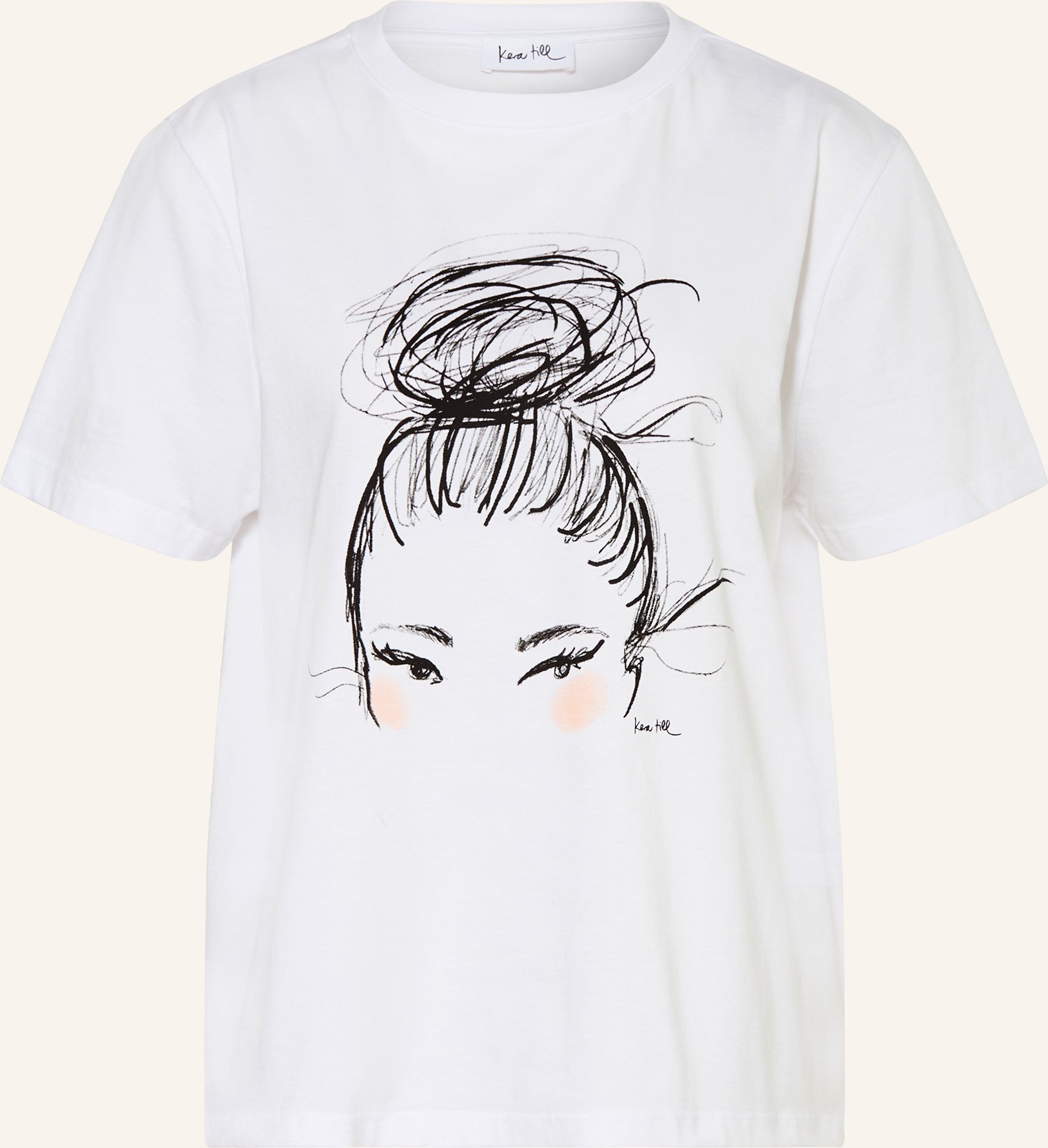 Kera Till T-Shirt weiss