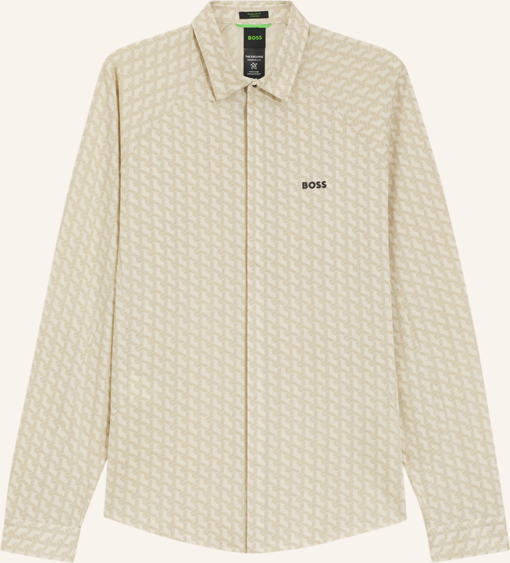 Boss Casual Hemd B_Excurse_L Regular Fit weiss